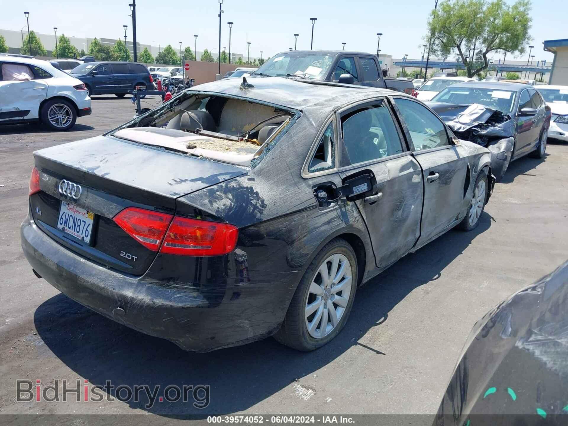 2012 AUDI A4 - VIN: WAUAFAFL4CA118512 - Фото 4