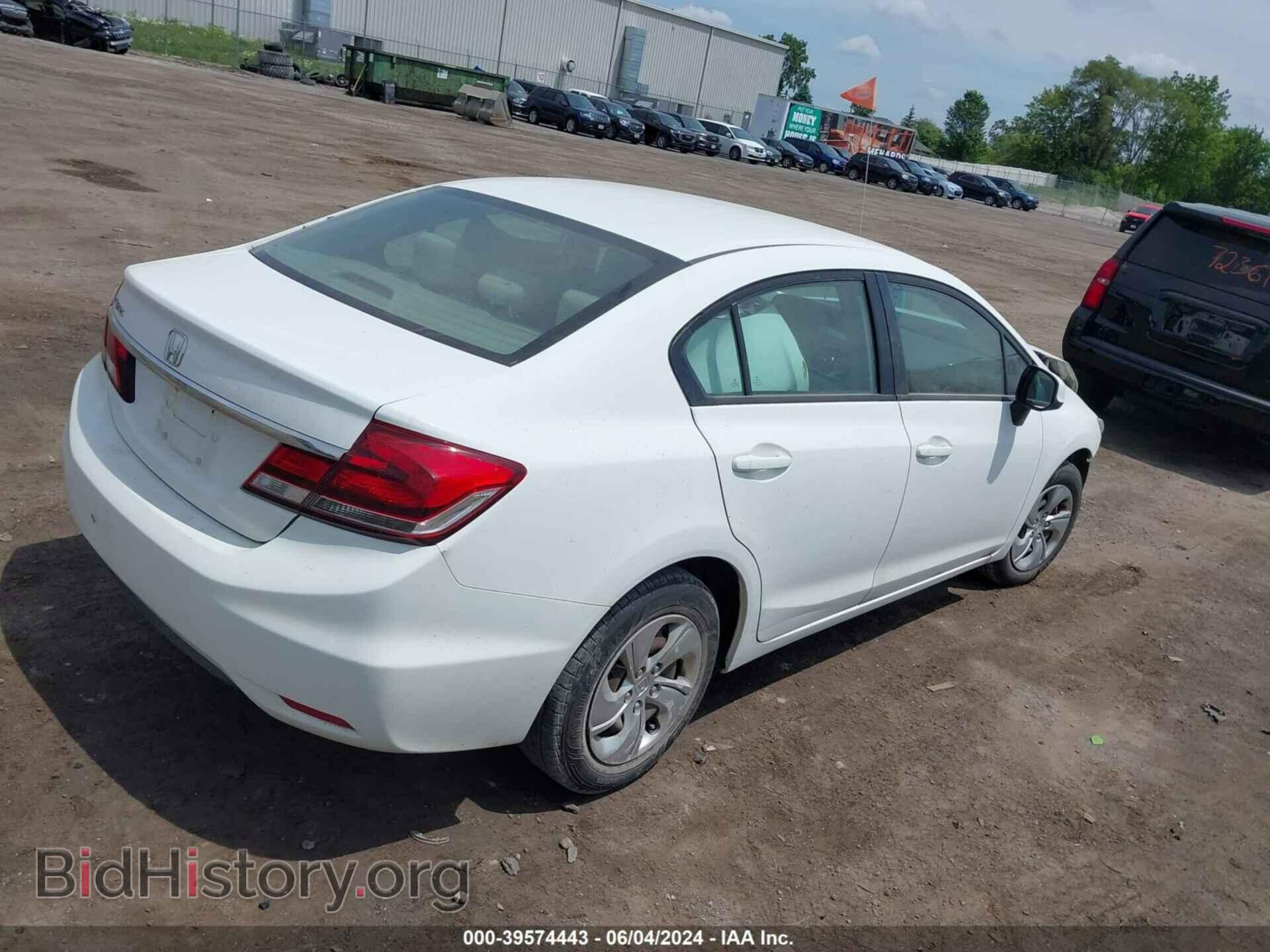 2013 HONDA CIVIC - VIN: 19XFB2F56DE039580 - Фото 4
