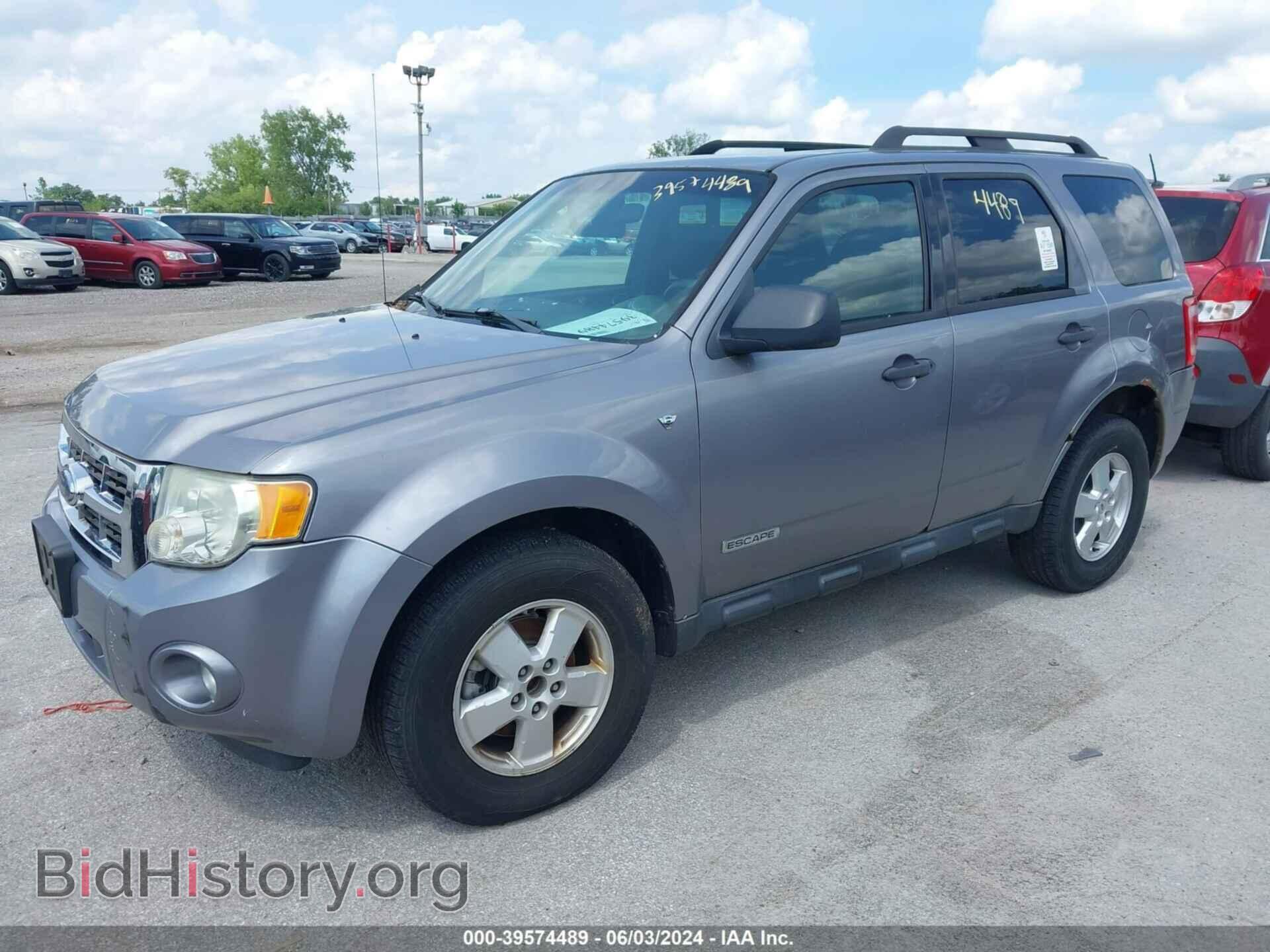 2008 FORD ESCAPE - VIN: 1FMCU03168KD64957 - Фото 2