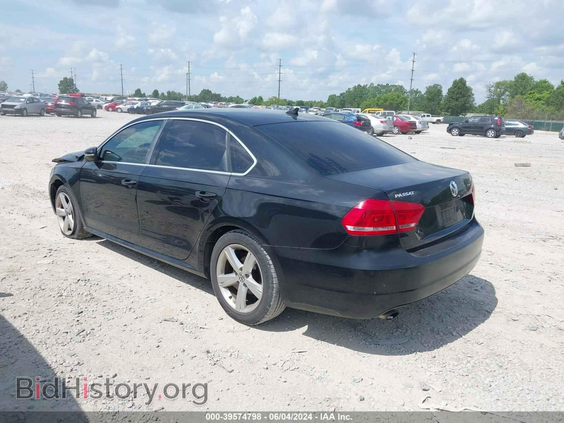 2012 VOLKSWAGEN PASSAT - VIN: 1VWBP7A3XCC013473 - Фото 3