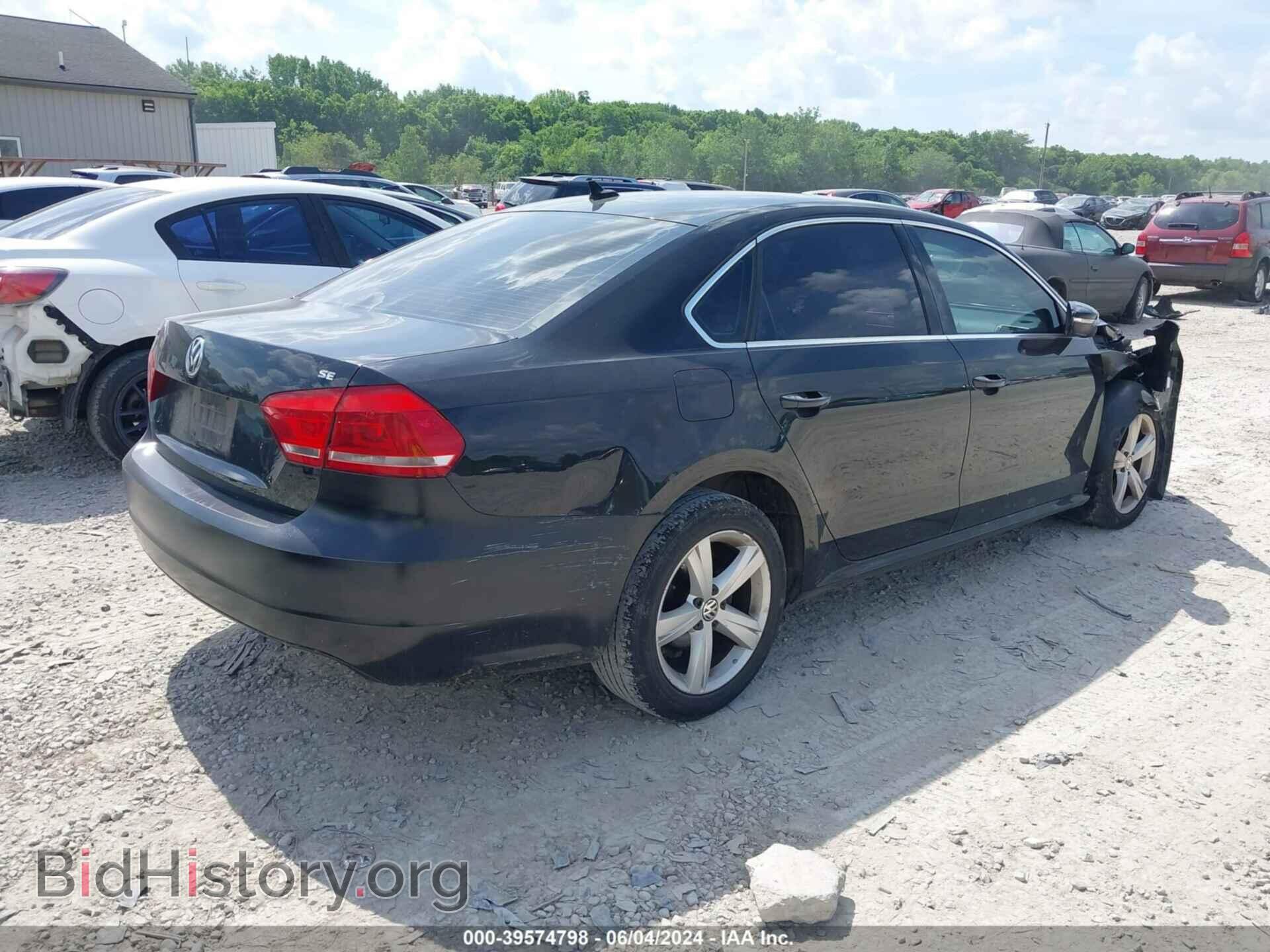 2012 VOLKSWAGEN PASSAT - VIN: 1VWBP7A3XCC013473 - Фото 4
