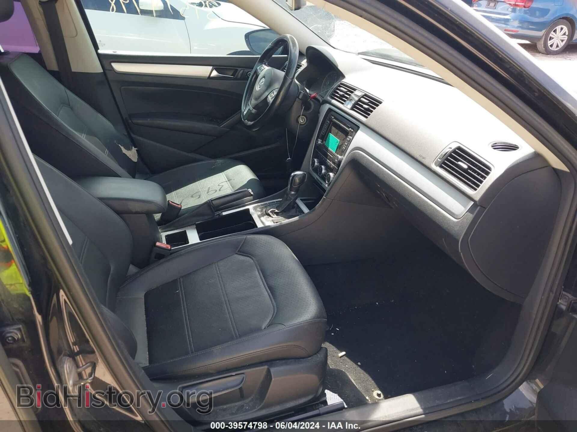 2012 VOLKSWAGEN PASSAT - VIN: 1VWBP7A3XCC013473 - Фото 5