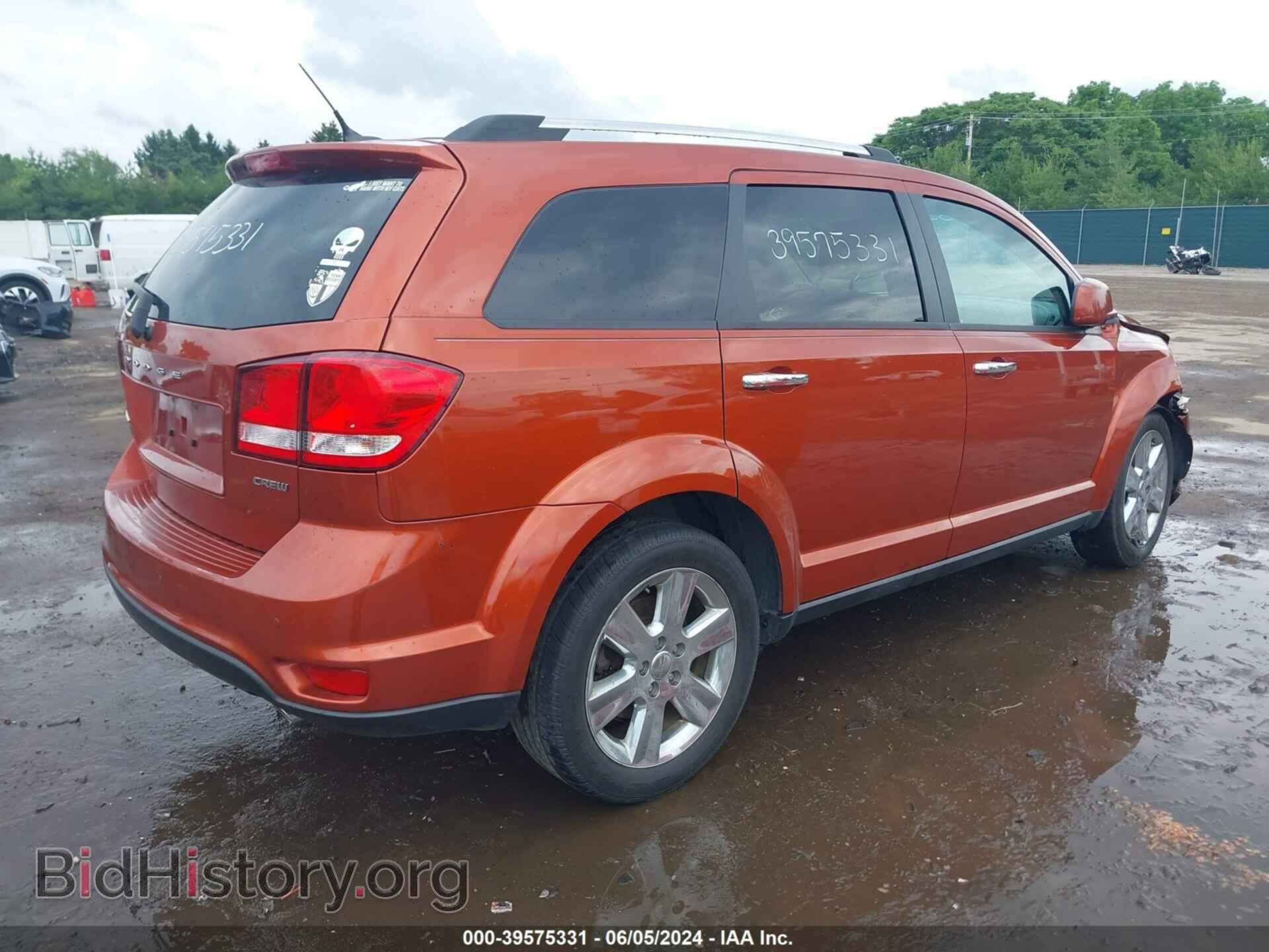 2013 DODGE JOURNEY - VIN: 3C4PDCDG6DT687909 - Фото 4