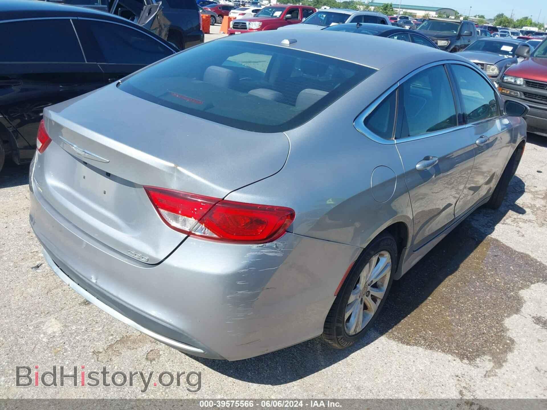 2015 CHRYSLER 200 - VIN: 1C3CCCAB8FN587117 - Фото 4
