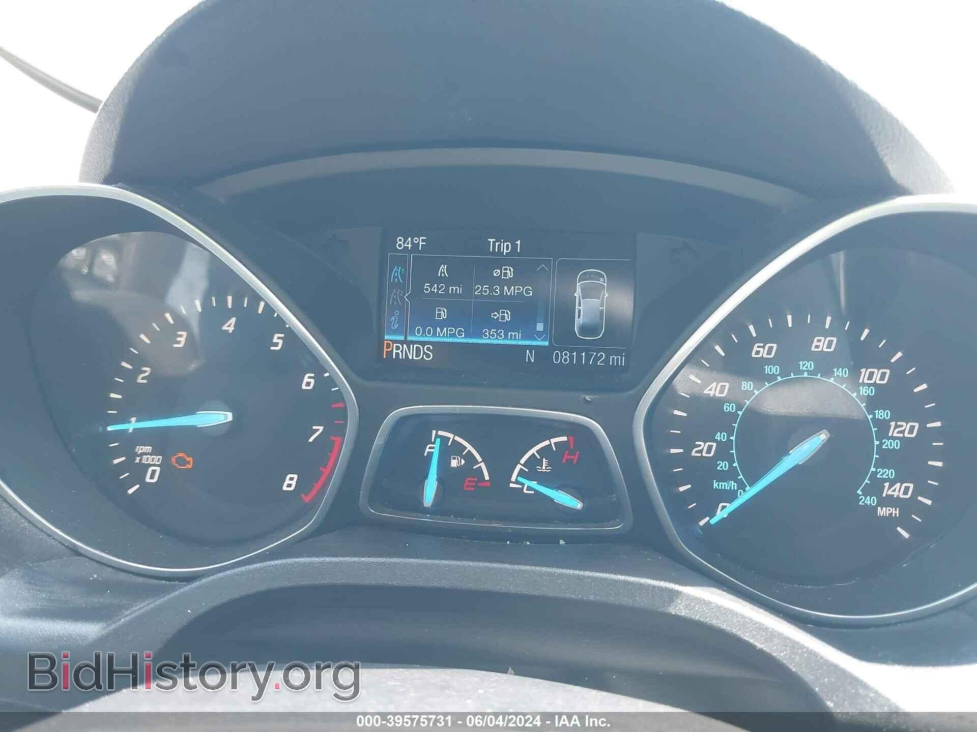 2014 FORD ESCAPE - VIN: 1FMCU0JX9EUD10916 - Фото 7