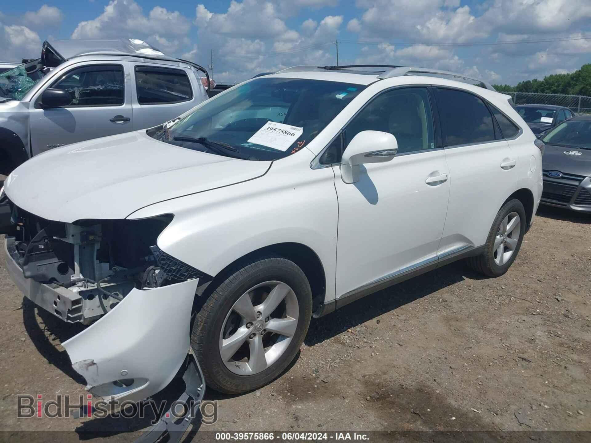 2012 LEXUS RX 350 - VIN: 2T2BK1BA7CC151843 - Фото 2