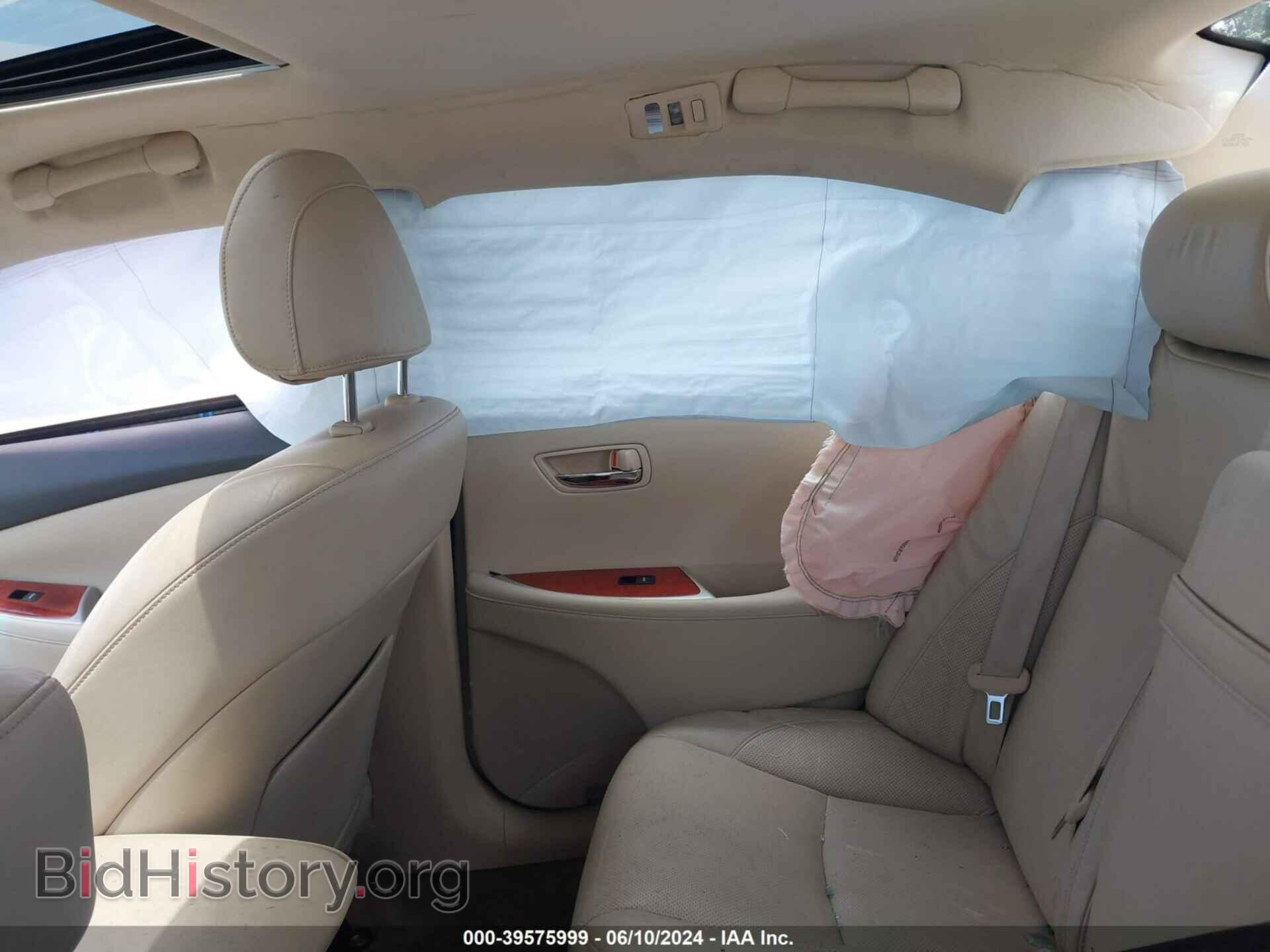 2010 LEXUS ES 350 - VIN: JTHBK1EG9A2348060 - Фото 8
