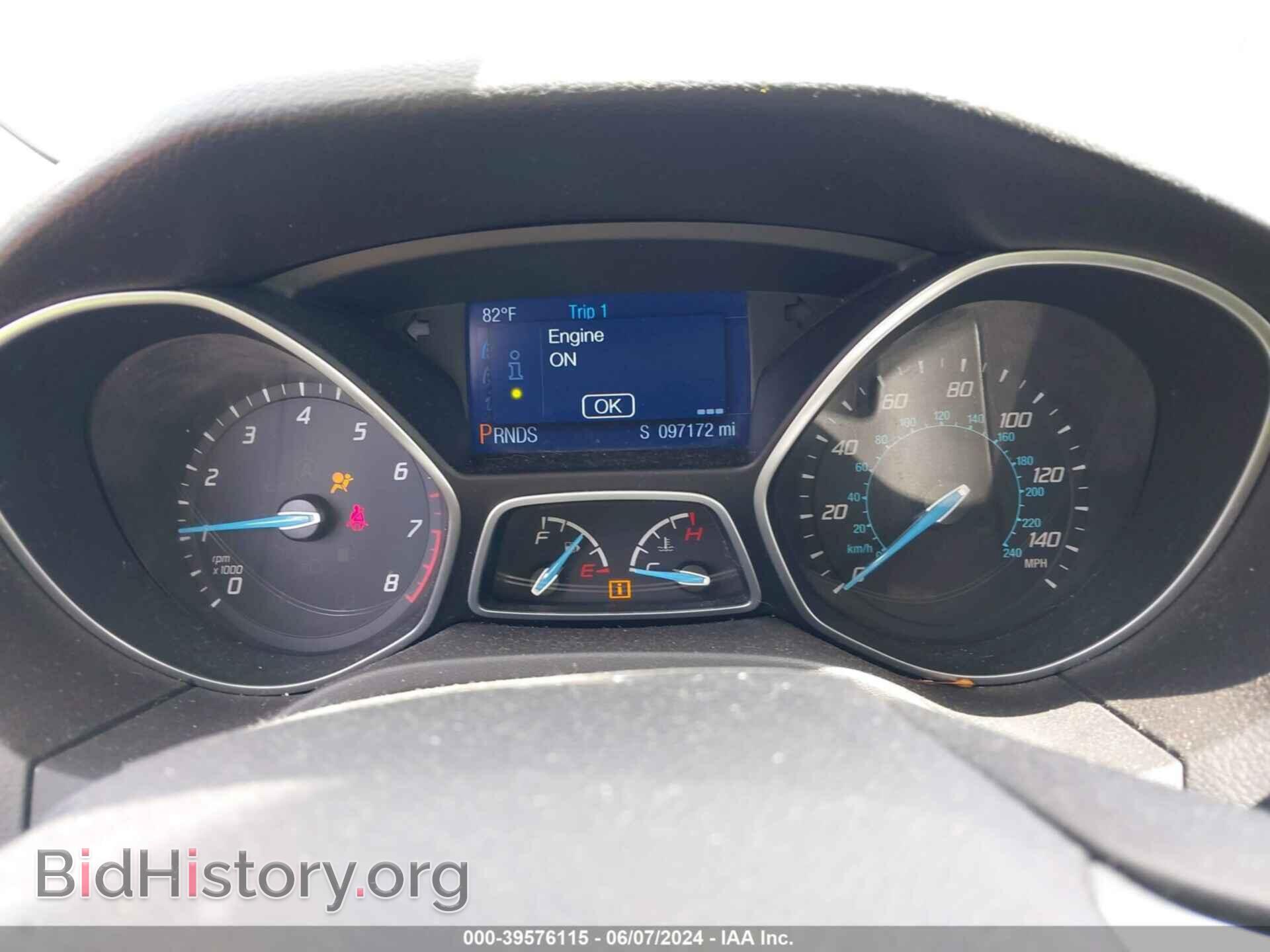 2014 FORD FOCUS - VIN: 1FADP3F28EL160744 - Фото 7