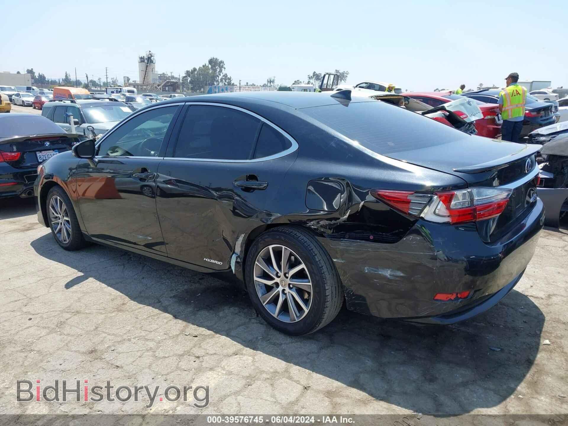 2016 LEXUS ES 300H - VIN: JTHBW1GG5G2109499 - Фото 3