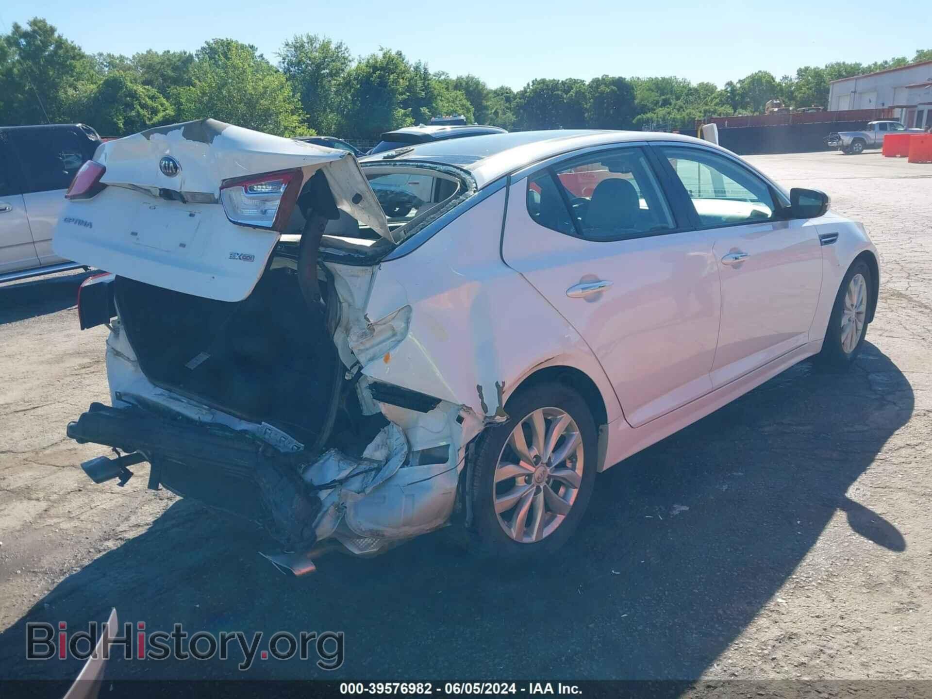 2015 KIA OPTIMA - VIN: 5XXGN4A76FG375787 - Фото 4