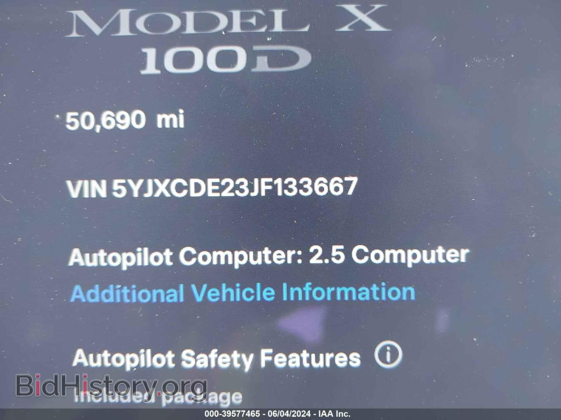 2018 TESLA MODEL X - VIN: 5YJXCDE23JF133667 - Фото 9