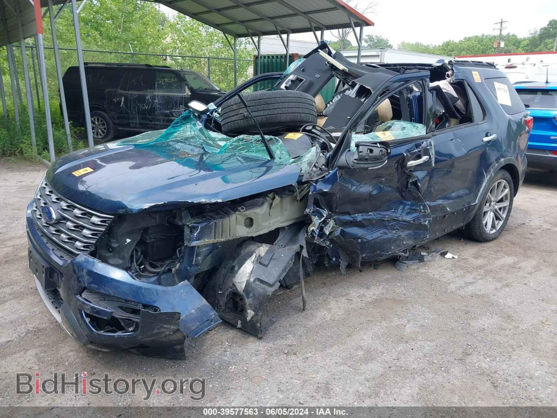 2017 FORD EXPLORER - VIN: 1FM5K8F83HGA41488 - Фото 2