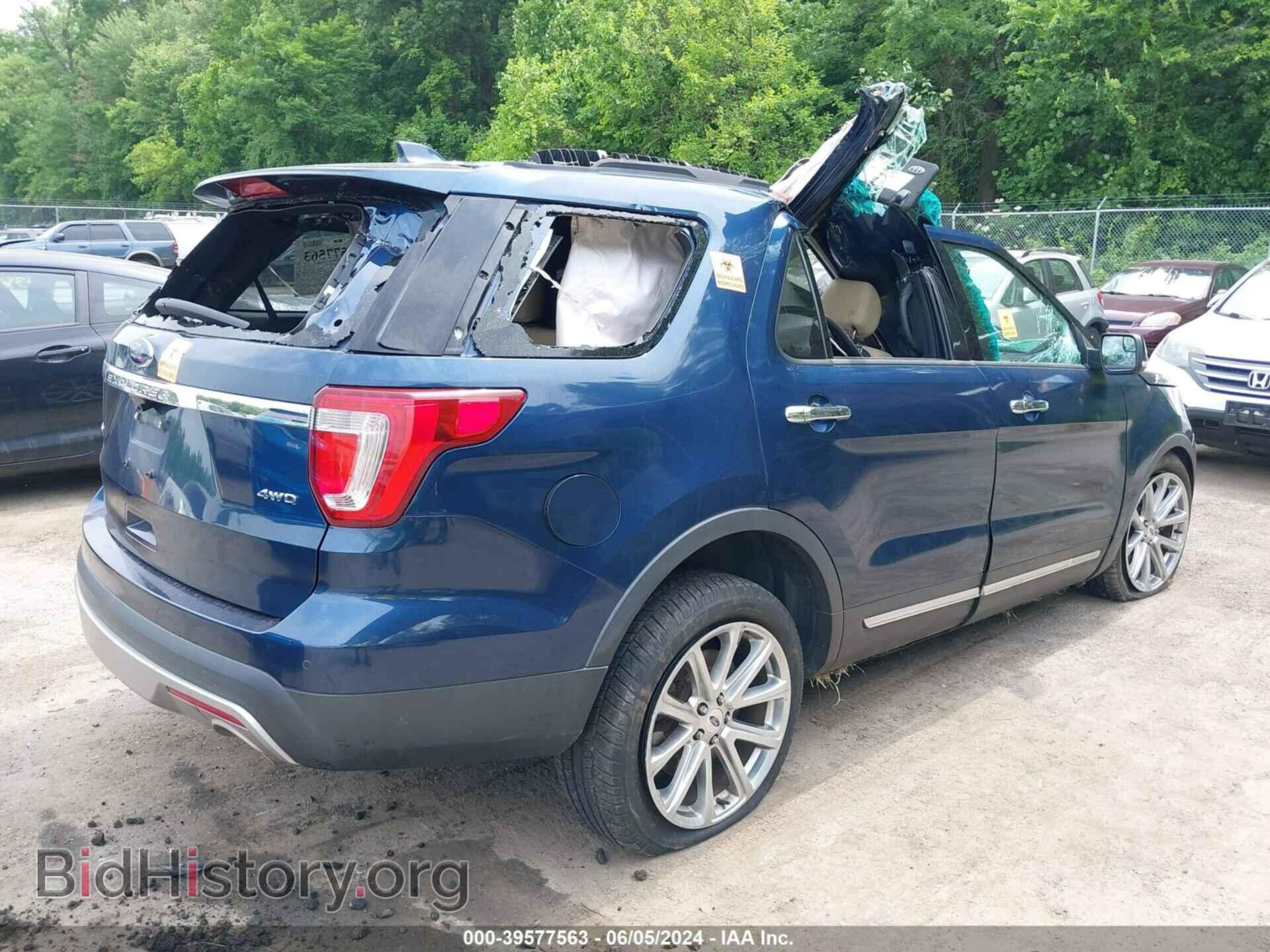 2017 FORD EXPLORER - VIN: 1FM5K8F83HGA41488 - Фото 4