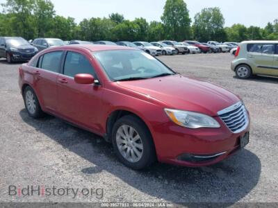 2013 Chrysler 200 Touring, red — VIN 1C3CCBBB2DN764704, IAAI
