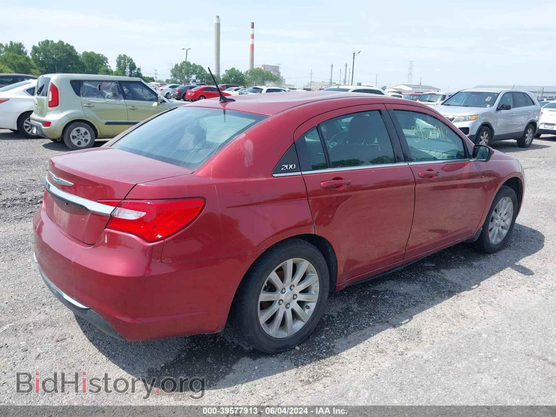 2013 CHRYSLER 200 - VIN: 1C3CCBBB2DN764704 - Фото 4