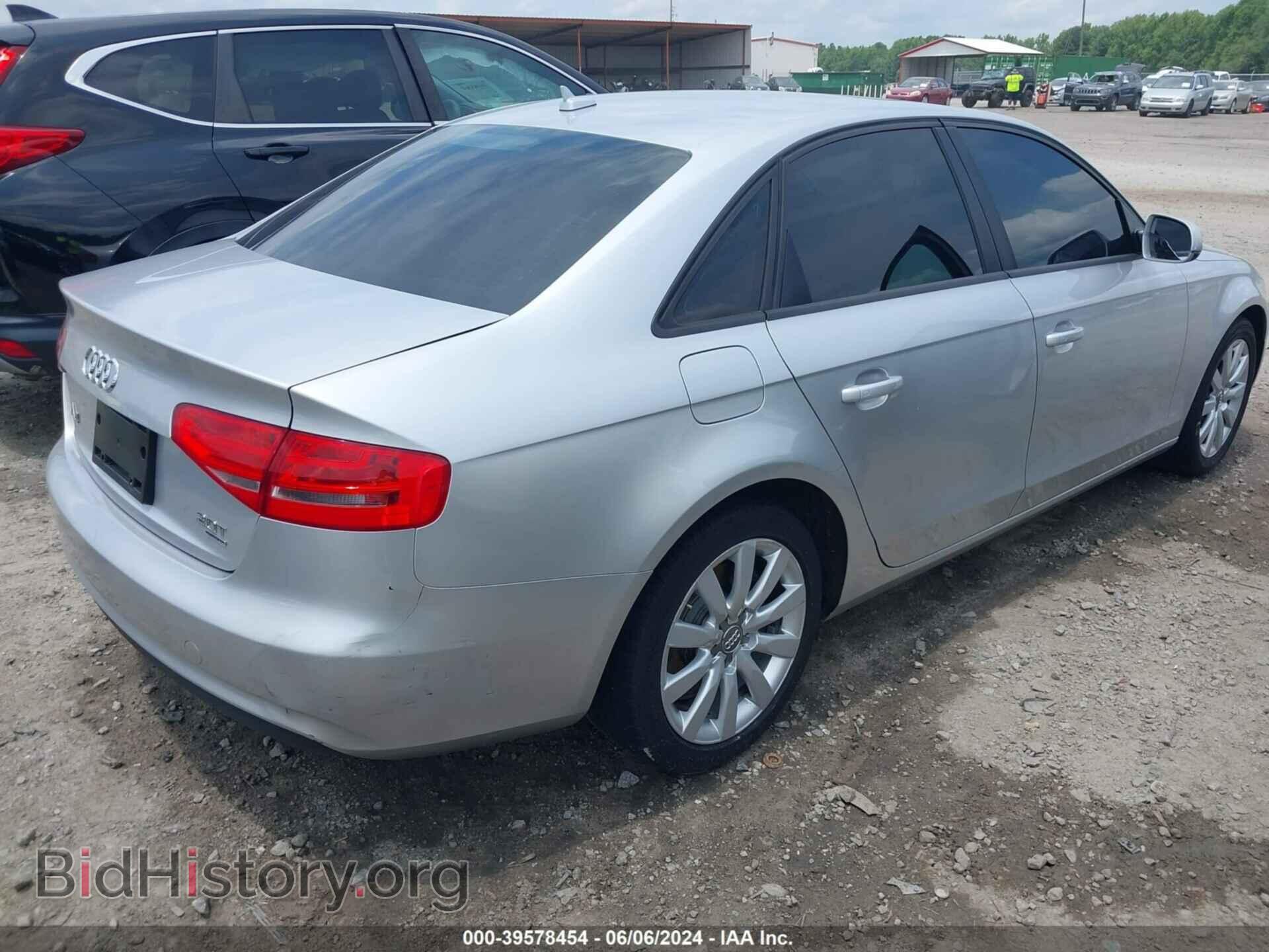 2013 AUDI A4 - VIN: WAUBFAFL4DN043602 - Photo 4
