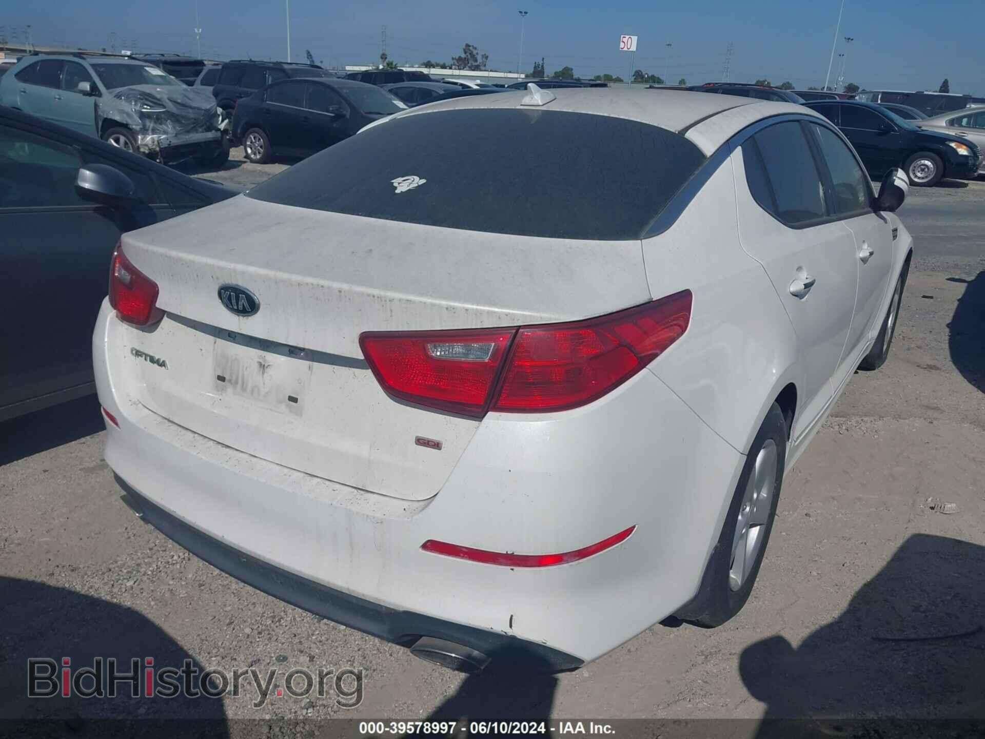 2014 KIA OPTIMA - VIN: KNAGM4A77E5476114 - Фото 4