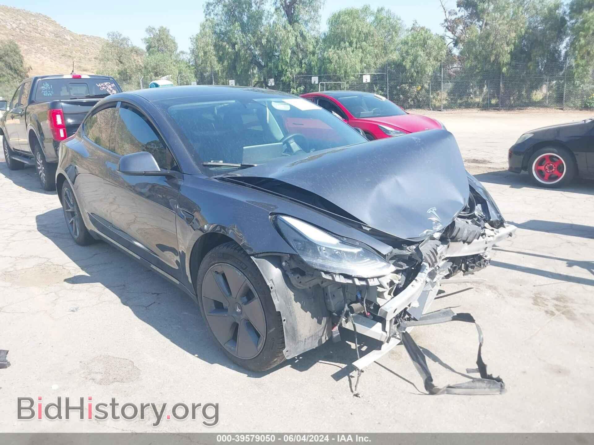 Photo 5YJ3E1EB4NF207191 - TESLA MODEL 3 2022