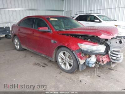 2013 Ford TAURUS SEL, burgundy — VIN 1FAHP2E97DG195227, IAAI