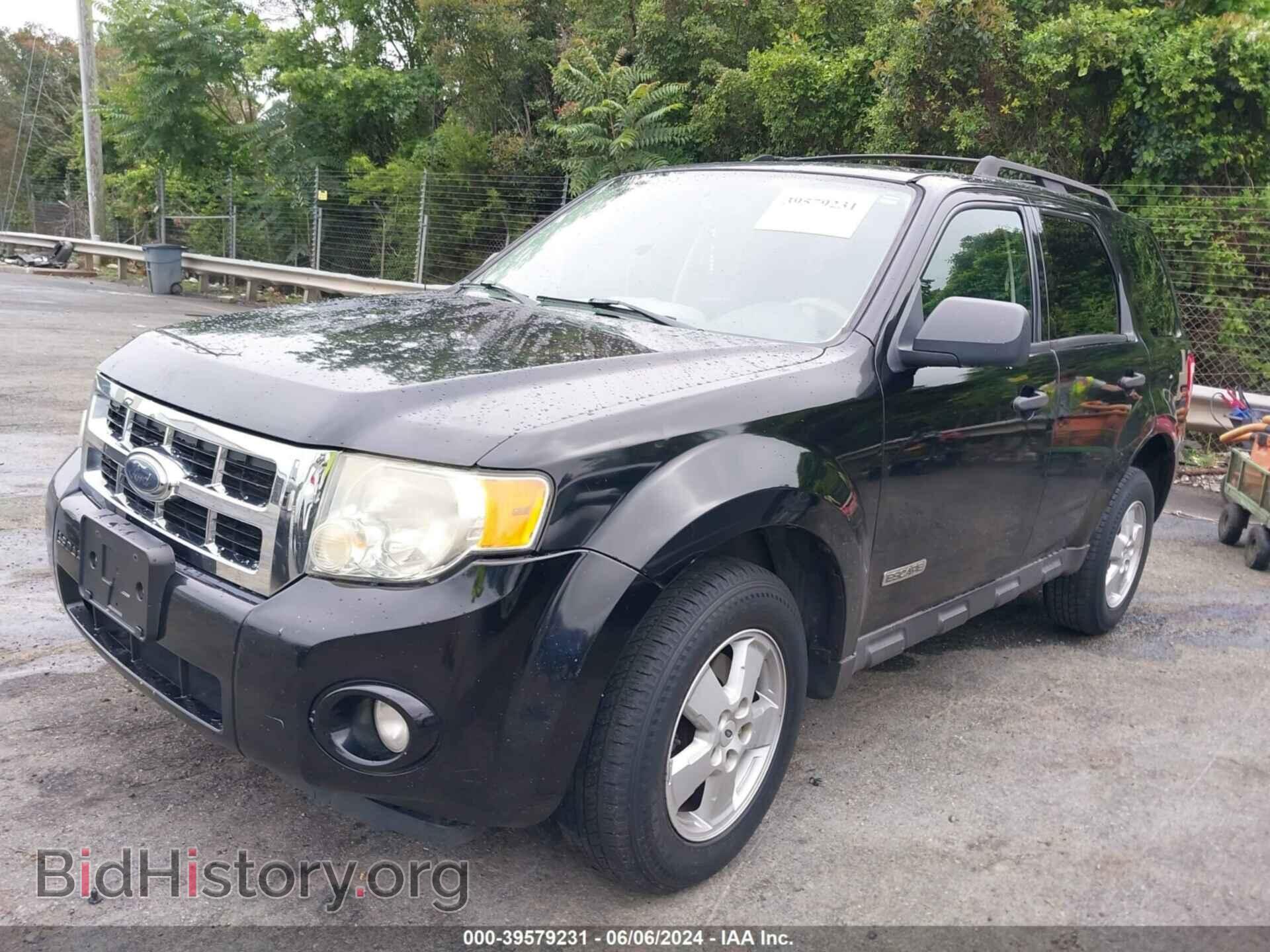 2008 FORD ESCAPE - VIN: 1FMCU03Z78KE74308 - Фото 2
