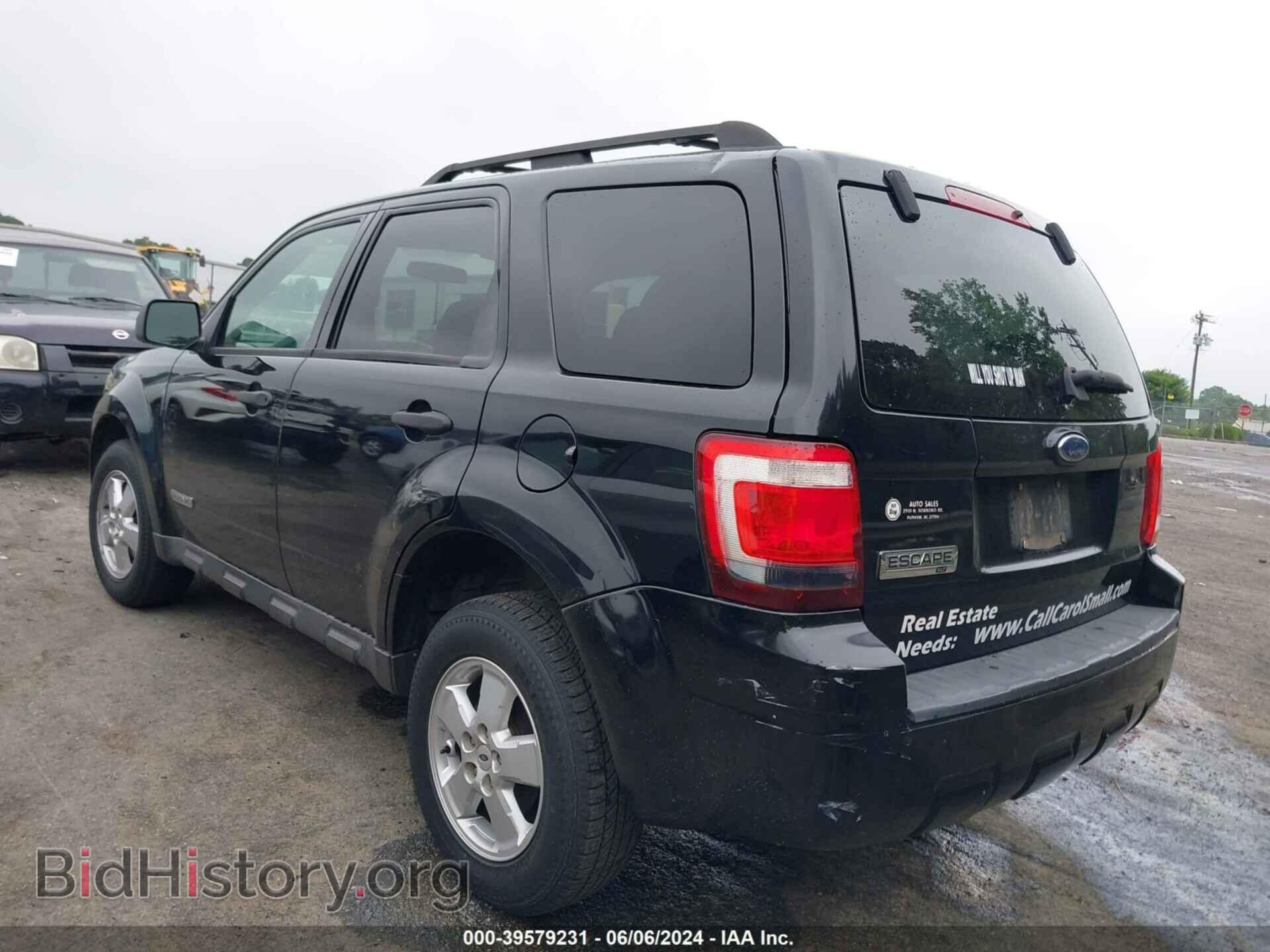 2008 FORD ESCAPE - VIN: 1FMCU03Z78KE74308 - Фото 3