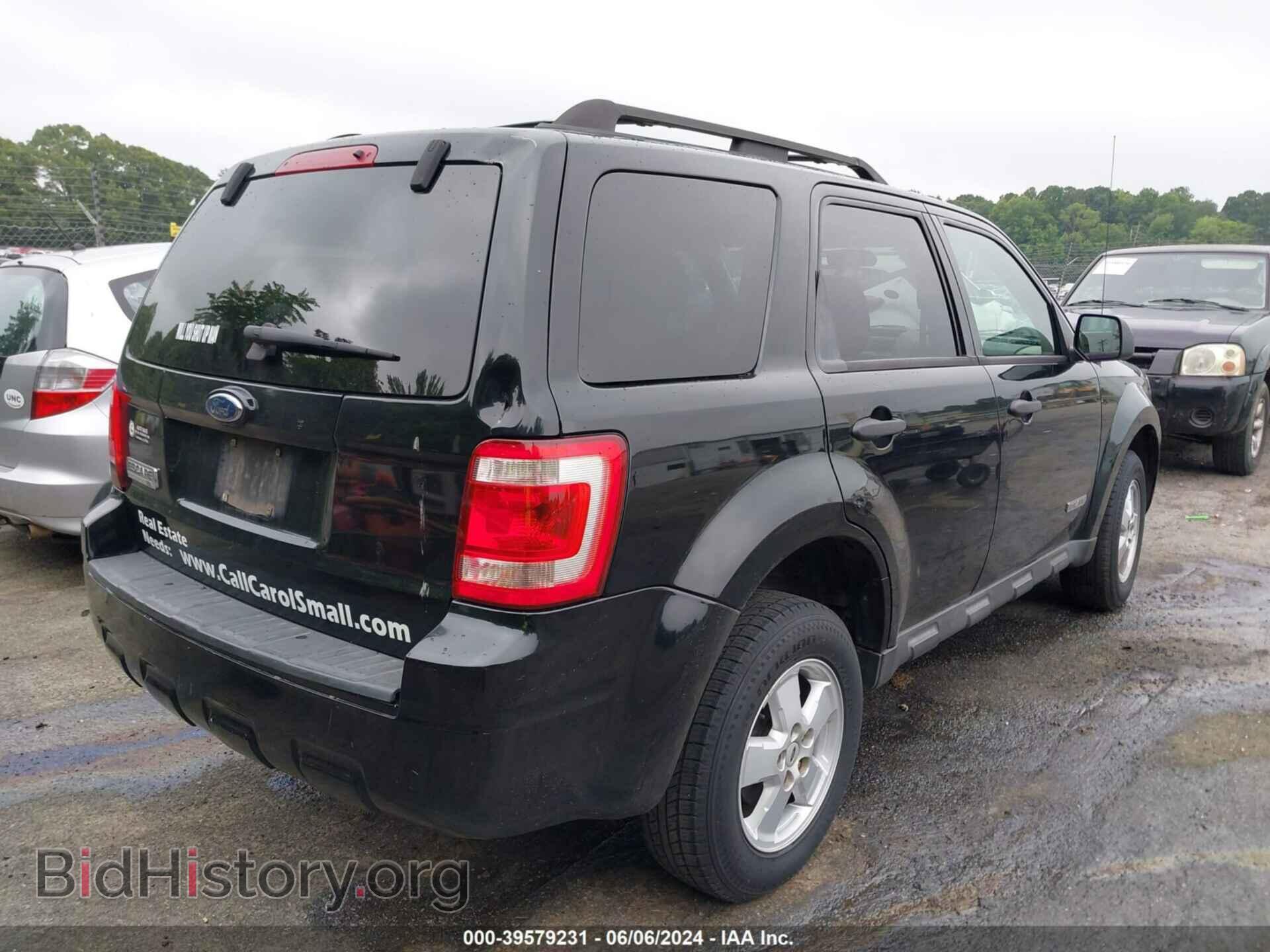 2008 FORD ESCAPE - VIN: 1FMCU03Z78KE74308 - Фото 4
