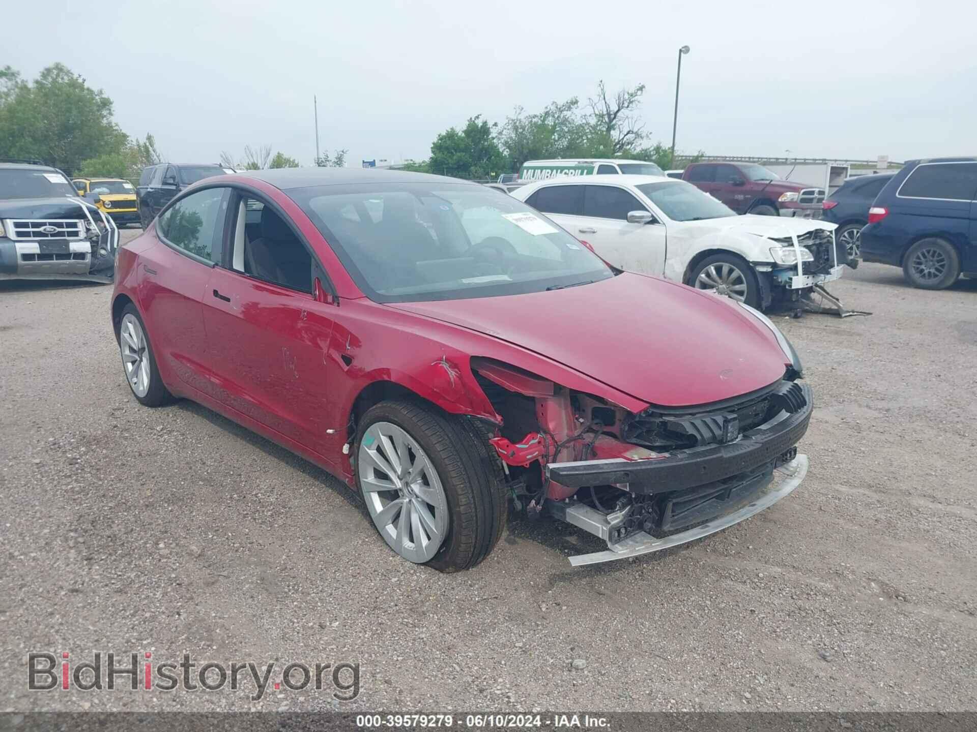 Photo 5YJ3E1EB3MF869021 - TESLA MODEL 3 2021