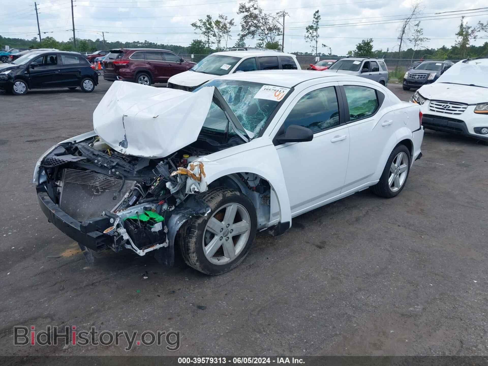 2013 DODGE AVENGER - VIN: 1C3CDZAB0DN536997 - Фото 2