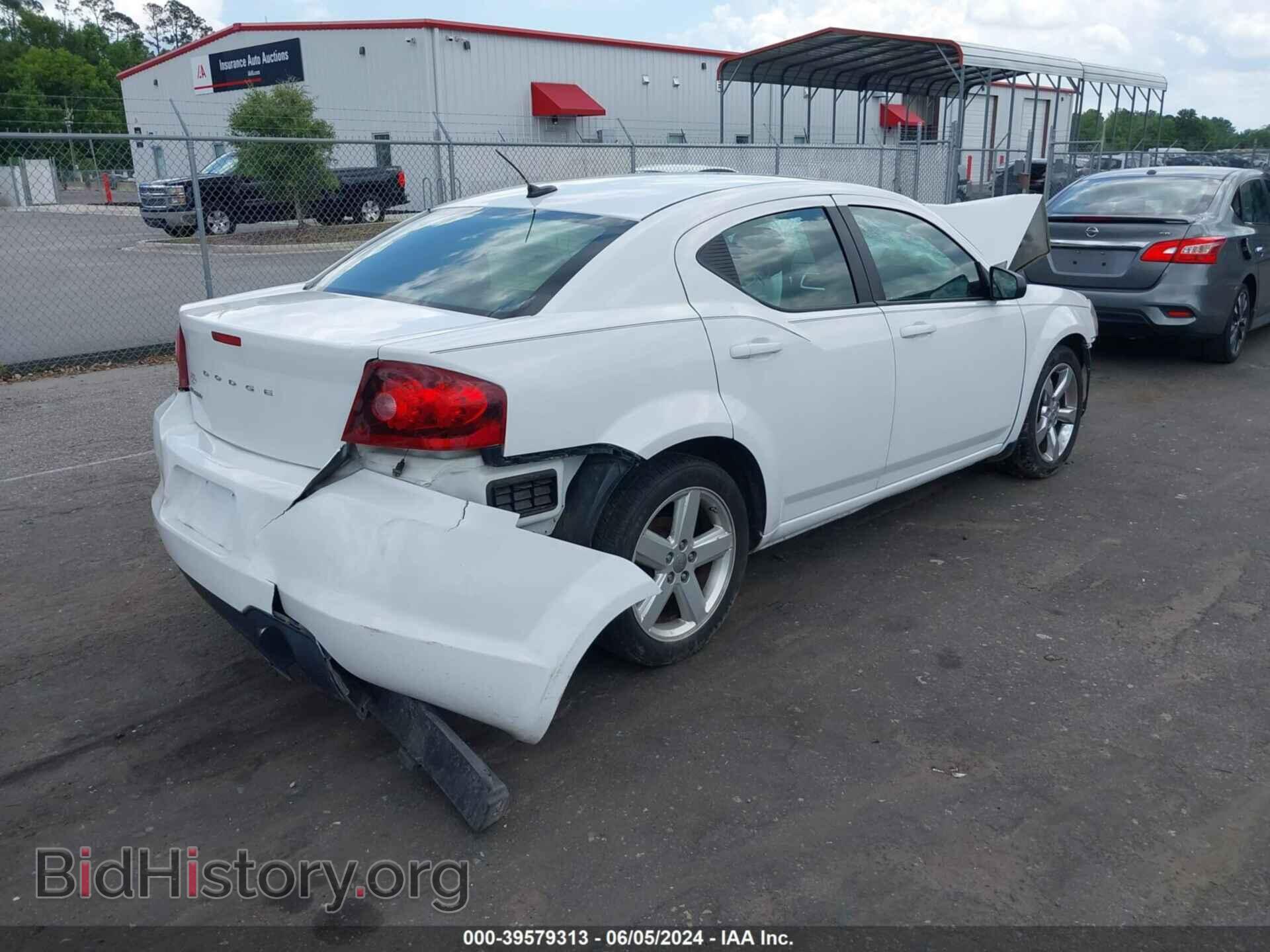 2013 DODGE AVENGER - VIN: 1C3CDZAB0DN536997 - Фото 4