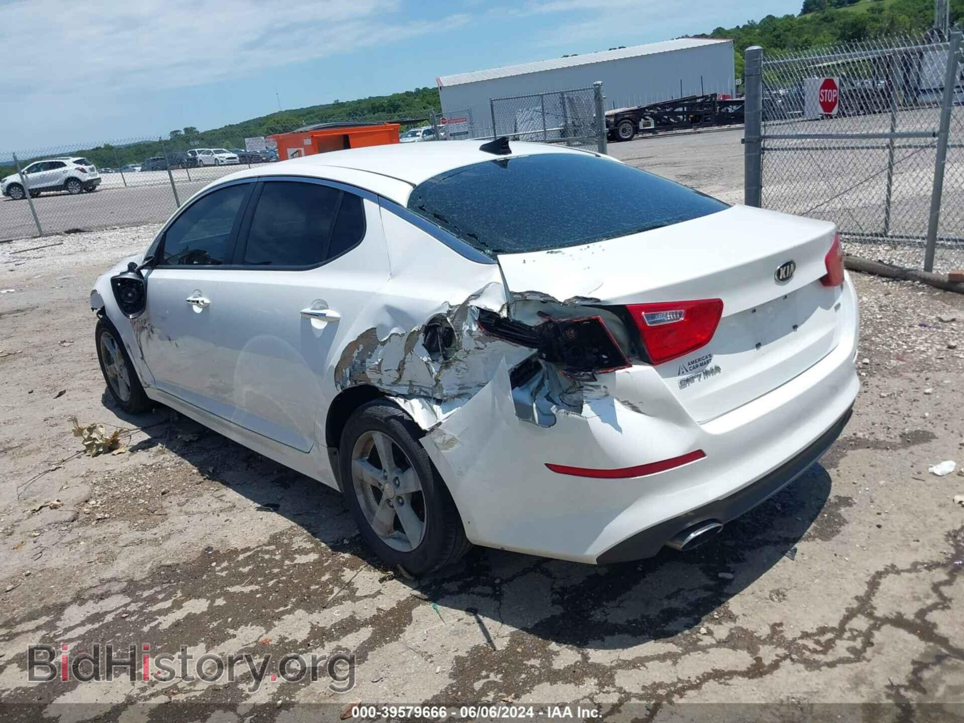 2015 KIA OPTIMA - VIN: KNAGM4A71F5559653 - Photo 3