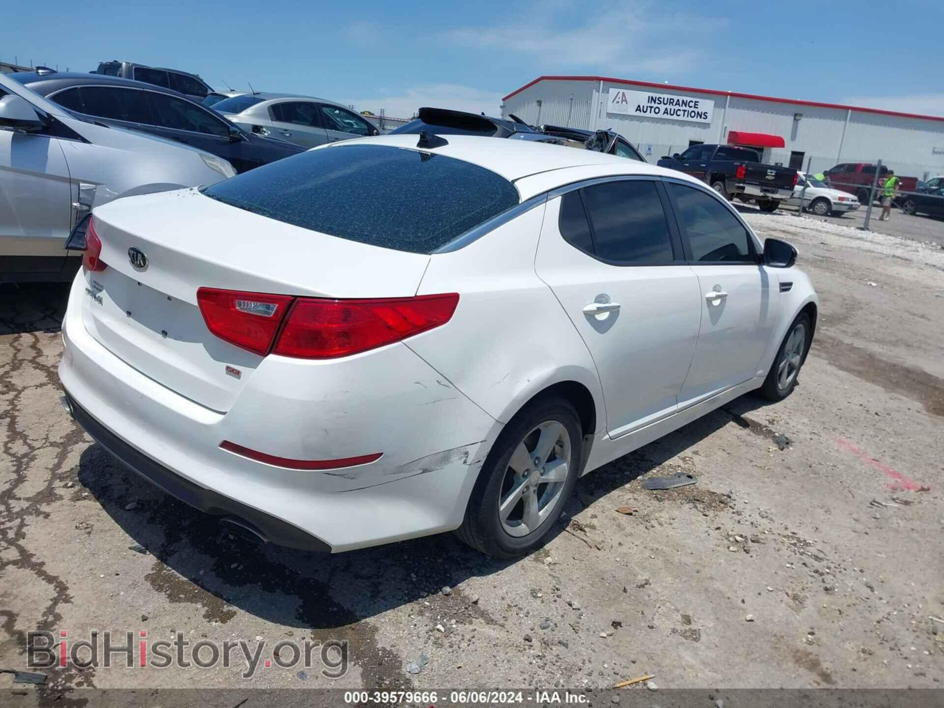 2015 KIA OPTIMA - VIN: KNAGM4A71F5559653 - Photo 4