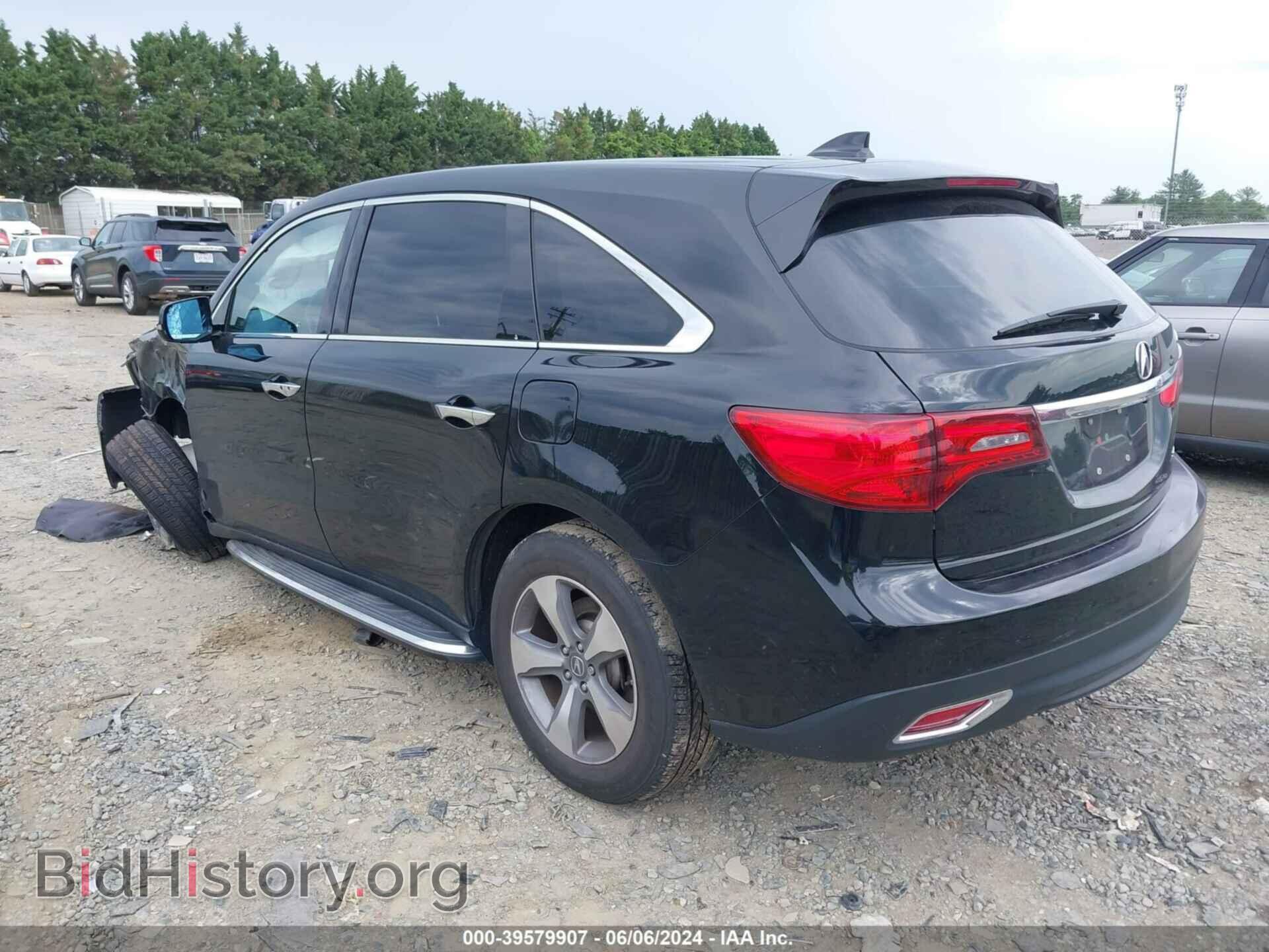 2015 ACURA MDX - VIN: 5FRYD4H24FB010091 - Фото 3