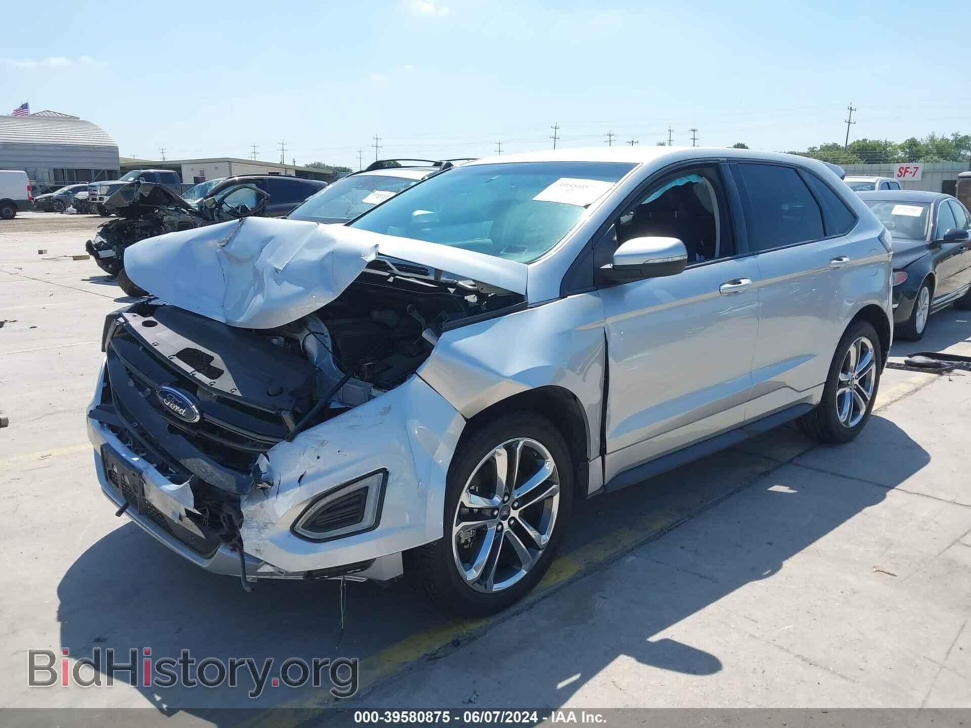 2015 FORD EDGE - VIN: 2FMTK3AP0FBB41870 - Фото 2