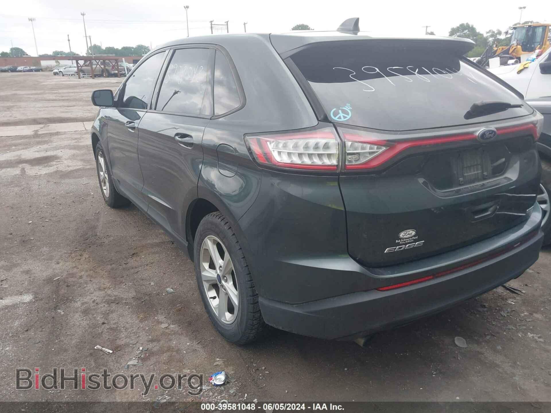 2015 FORD EDGE - VIN: 2FMTK3G99FBB76951 - Фото 3
