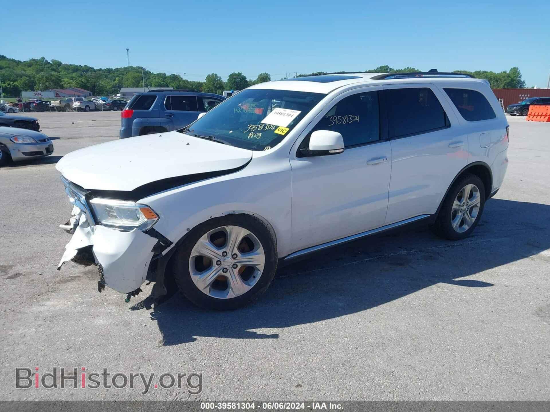 2015 DODGE DURANGO - VIN: 1C4RDJDG7FC921454 - Фото 2