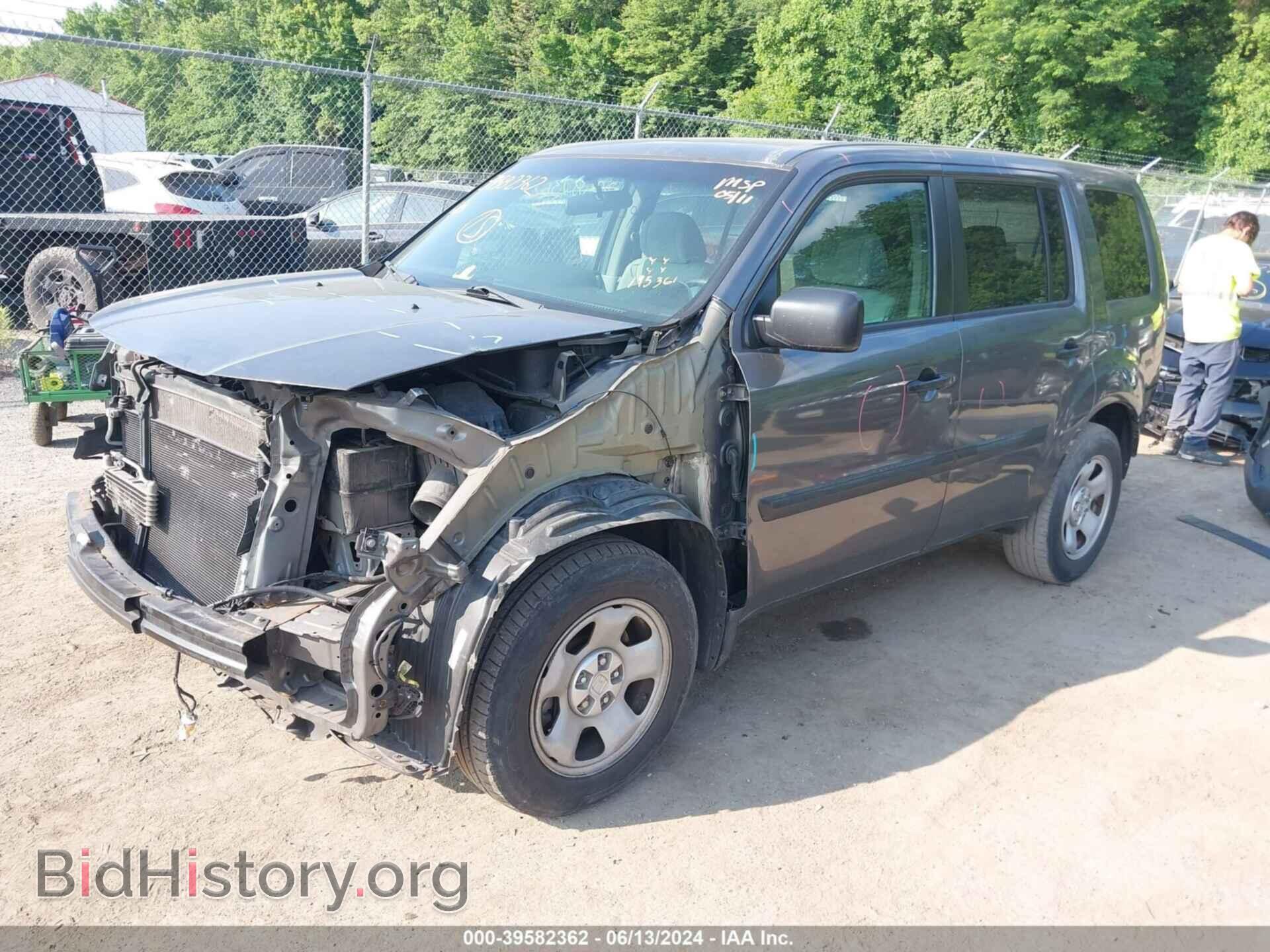 2013 HONDA PILOT - VIN: 5FNYF4H26DB069670 - Фото 2