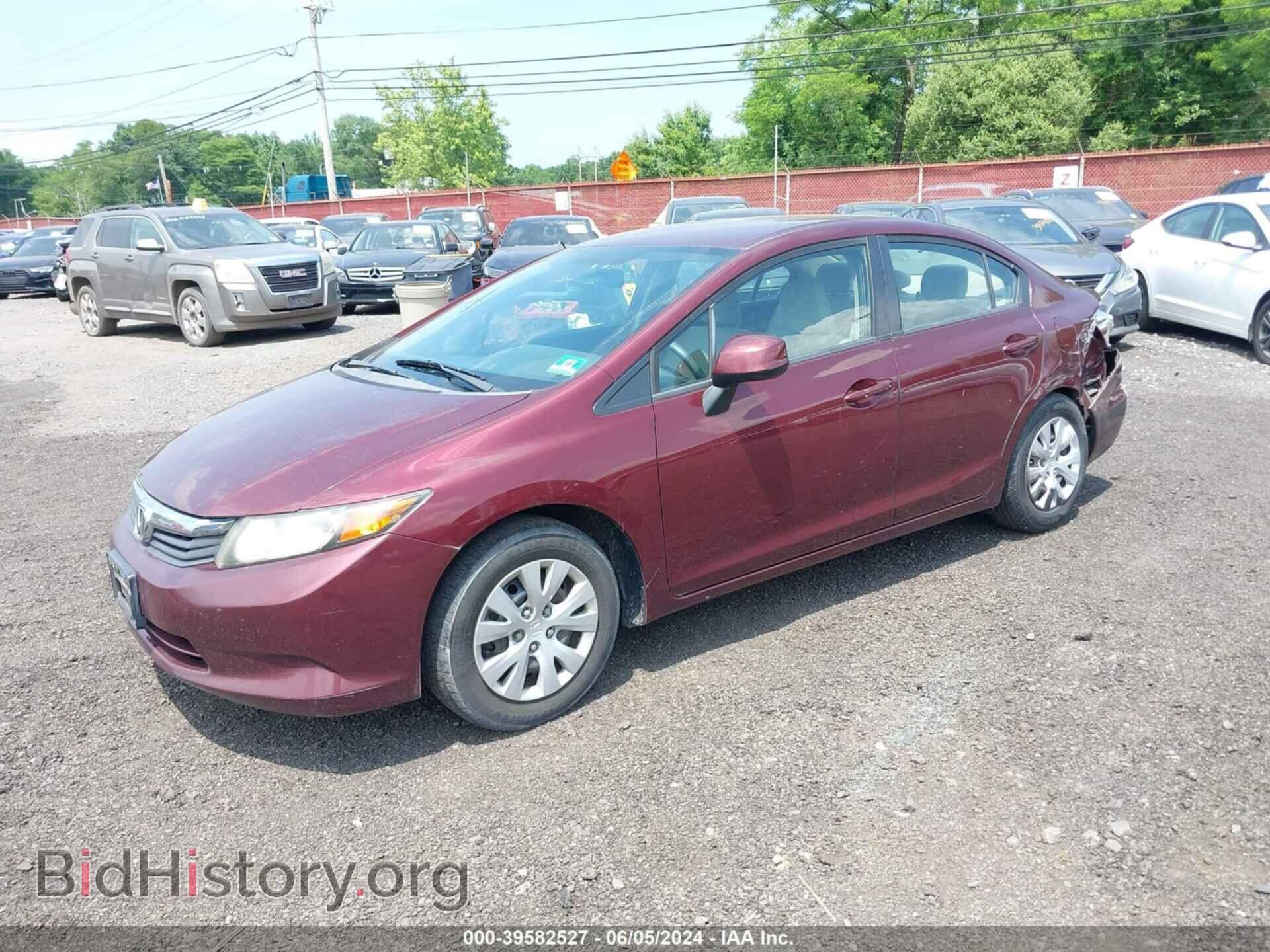 2012 HONDA CIVIC - VIN: 19XFB2F53CE321898 - Фото 2