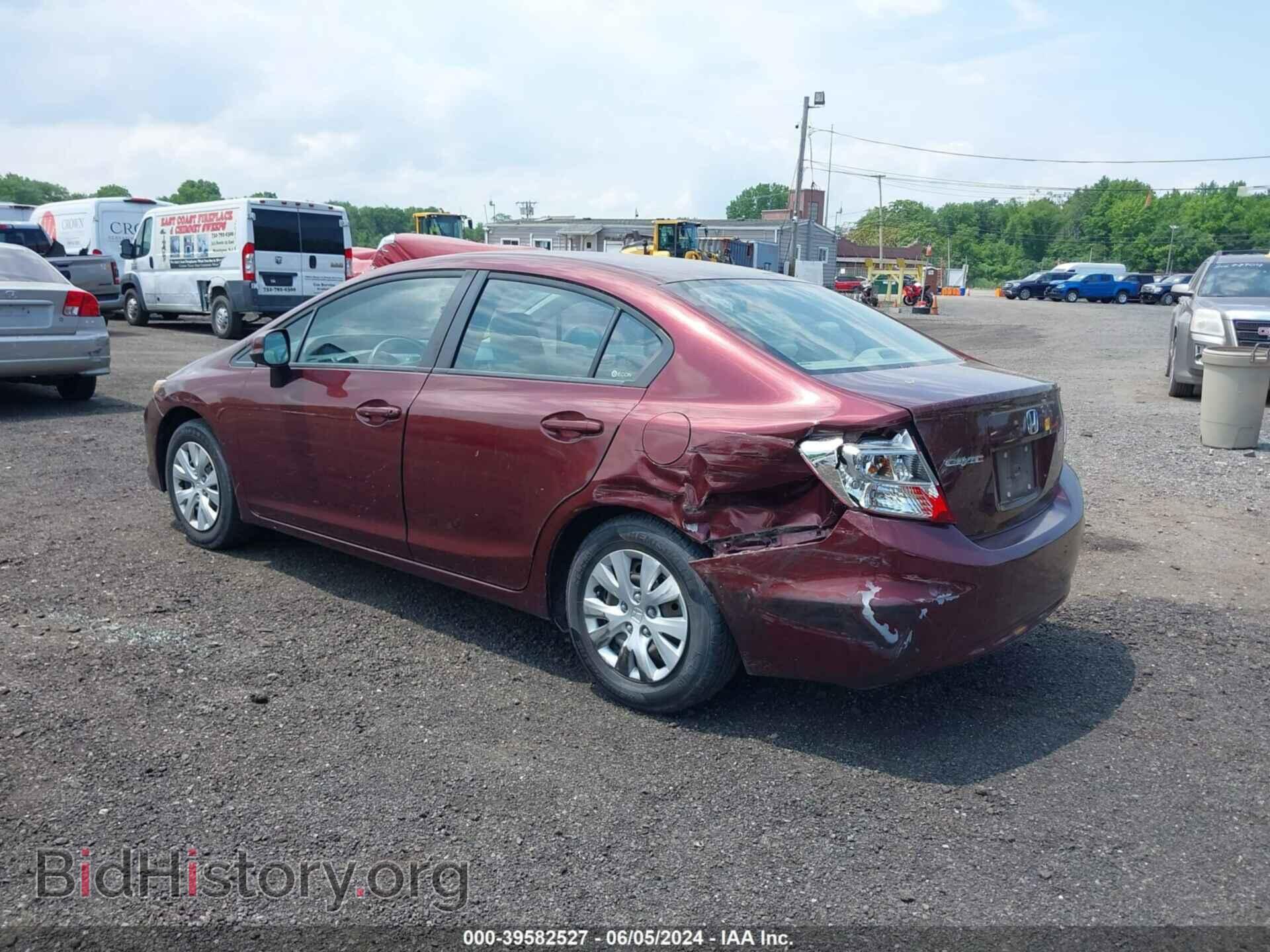 2012 HONDA CIVIC - VIN: 19XFB2F53CE321898 - Фото 3