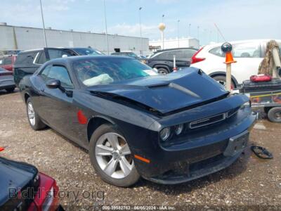 2023 Dodge CHALLENGER SXT, черный — VIN 2C3CDZAG0PH567658, IAAI