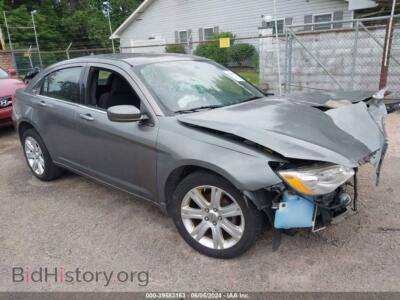 2013 Chrysler 200 Touring, pewter — VIN 1C3CCBBB3DN734918, IAAI