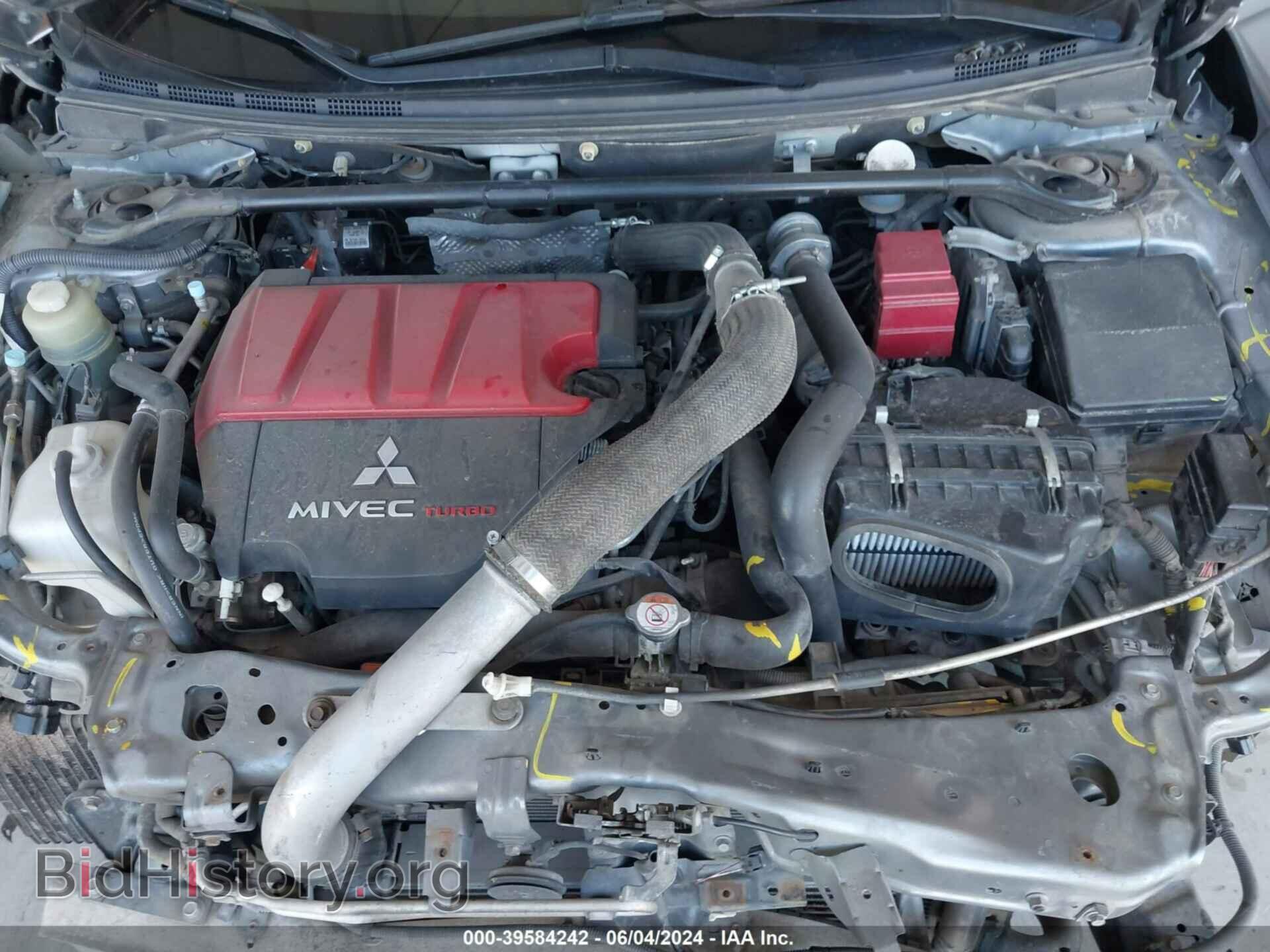 2014 MITSUBISHI LANCER EVOLUTION - VIN: JA32W8FV2EU005983 - Фото 10