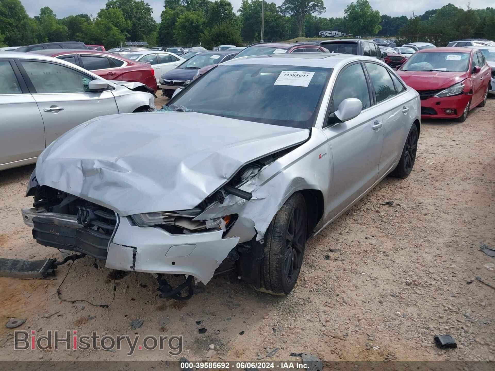 2013 AUDI A6 - VIN: WAUGGAFC0DN007005 - Фото 2