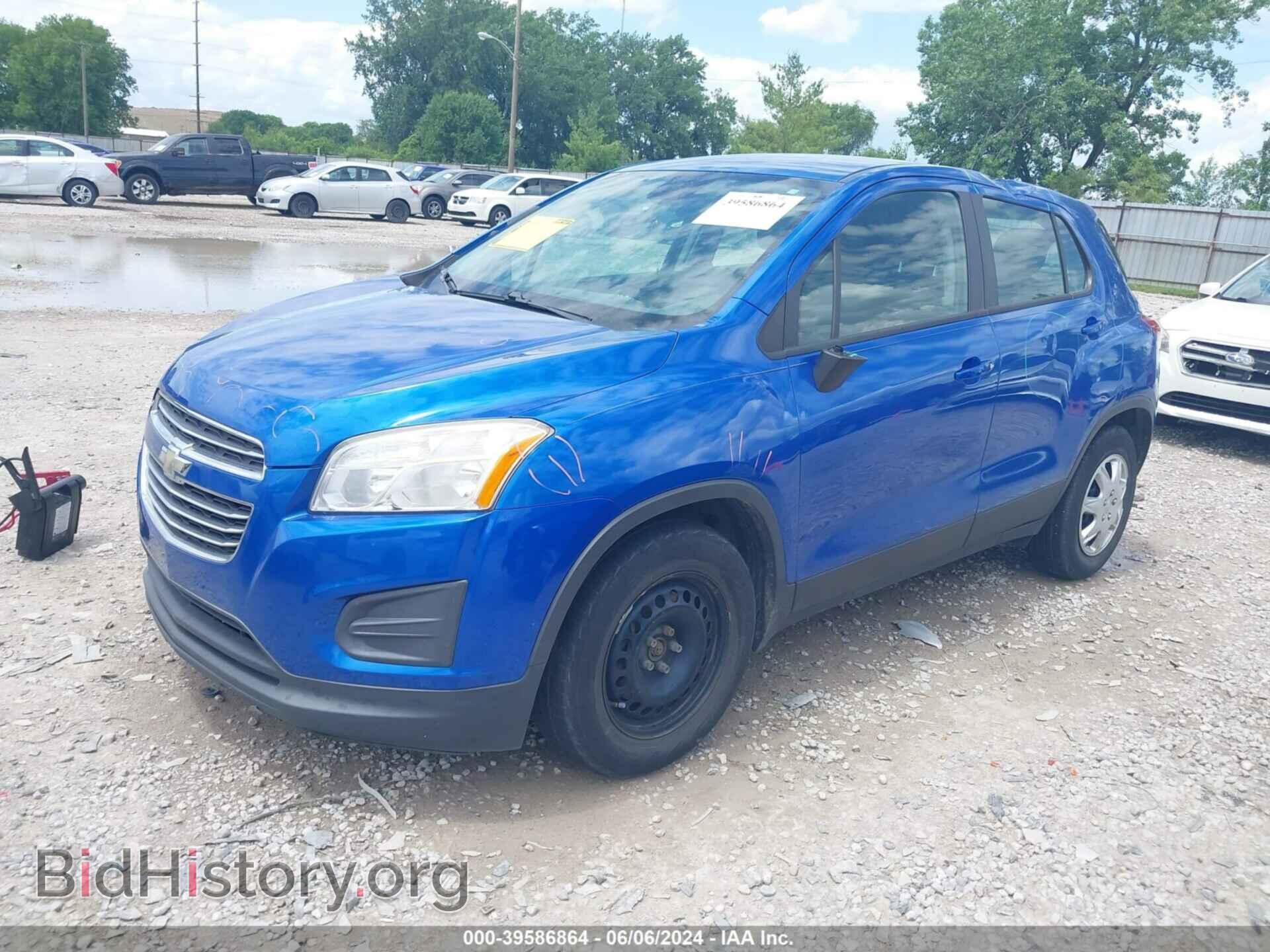 2015 CHEVROLET TRAX - VIN: KL7CJKSB0FB138295 - Фото 2