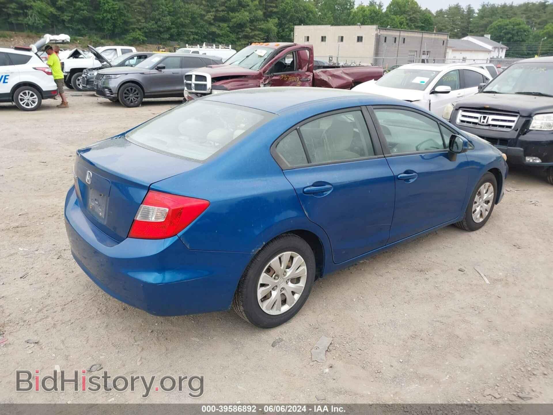 2012 HONDA CIVIC - VIN: 2HGFB2F56CH567687 - Фото 4