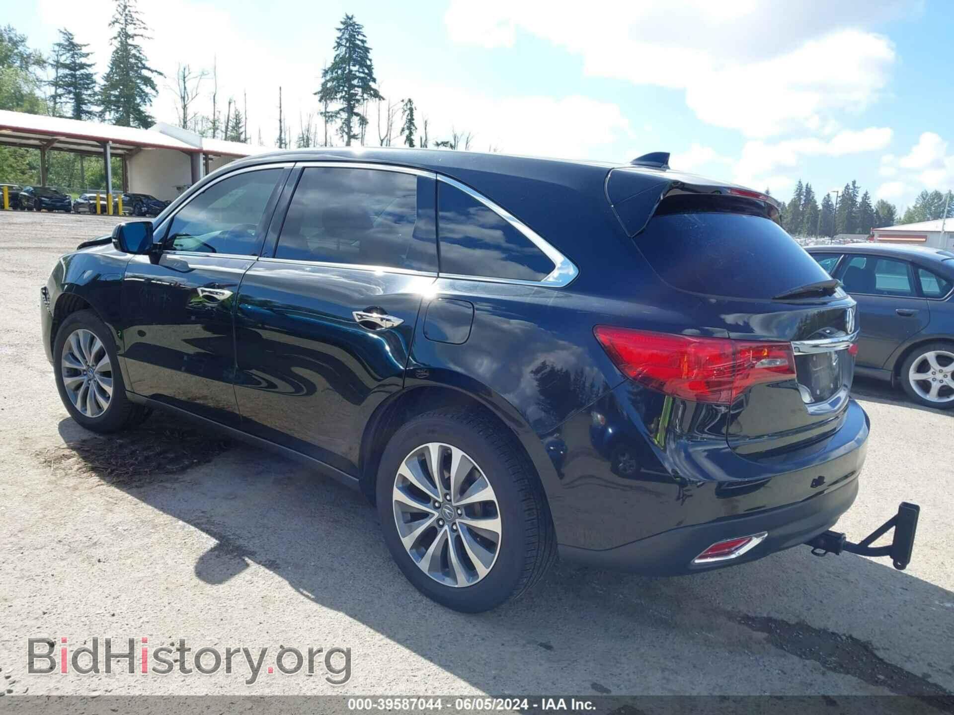 2016 ACURA MDX - VIN: 5FRYD4H63GB022821 - Фото 3