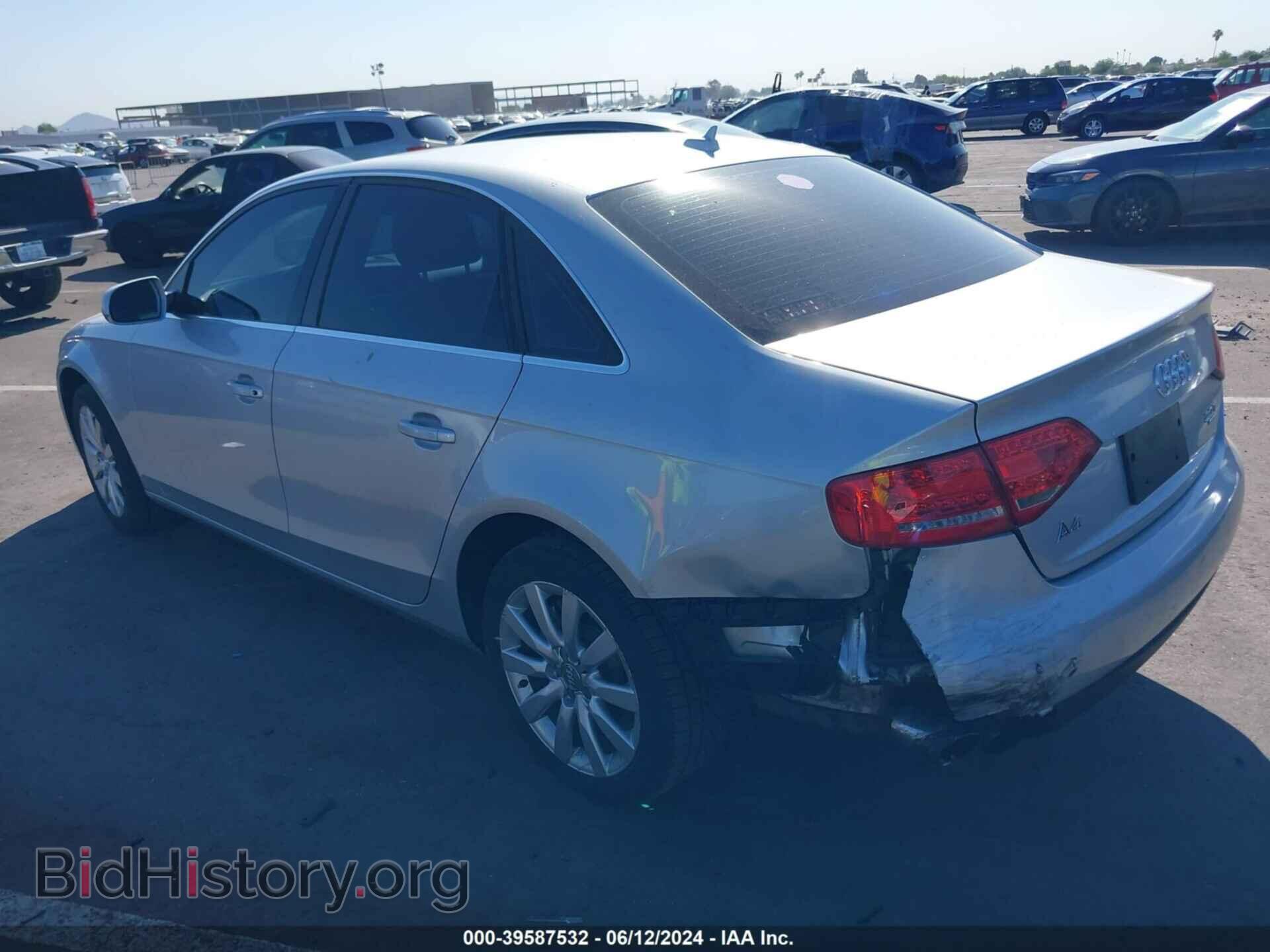 2012 AUDI A4 - VIN: WAUBFAFLXCN014541 - Фото 3