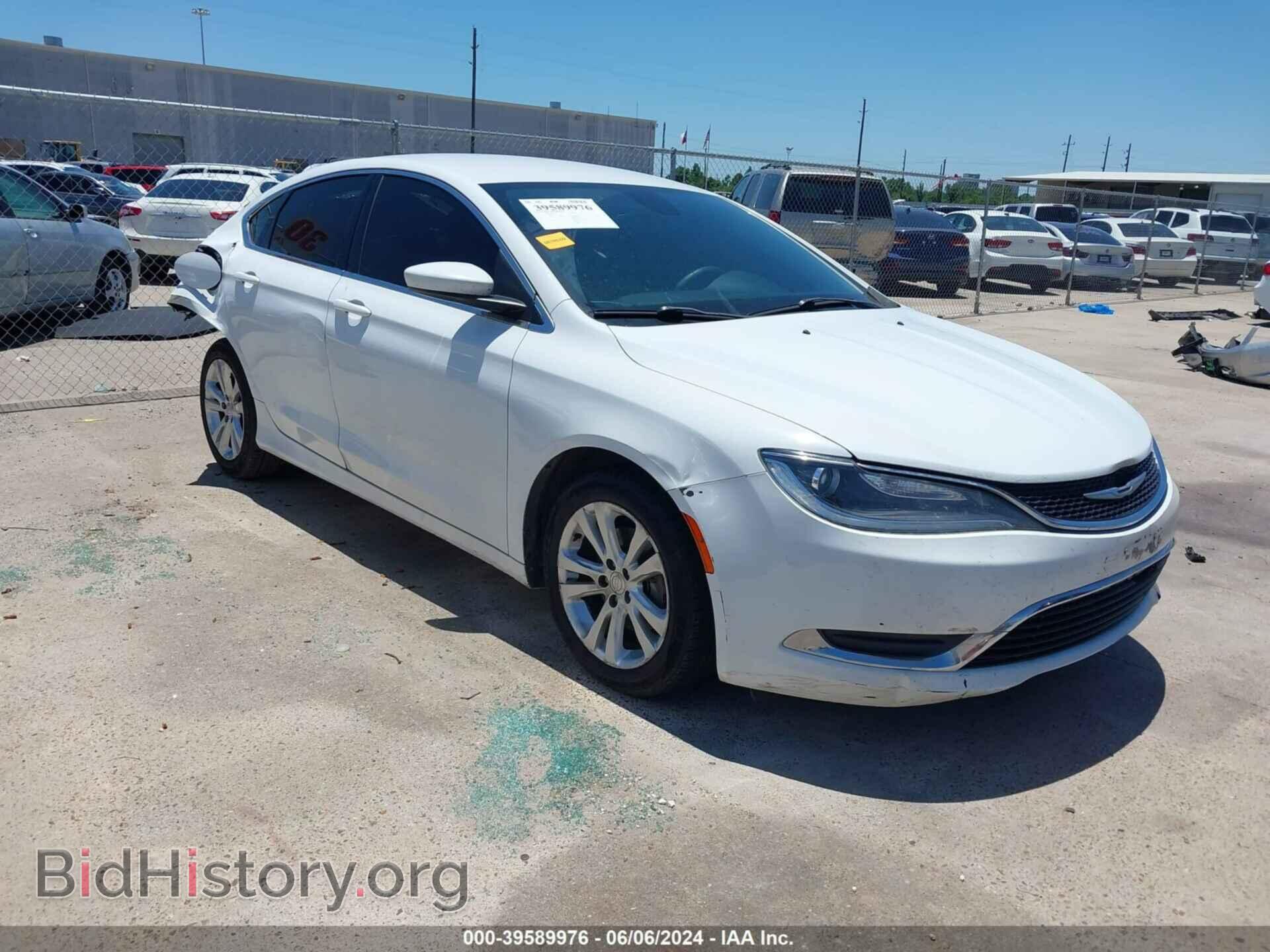 Фотография 1C3CCCAB9FN741253 - CHRYSLER 200 2015