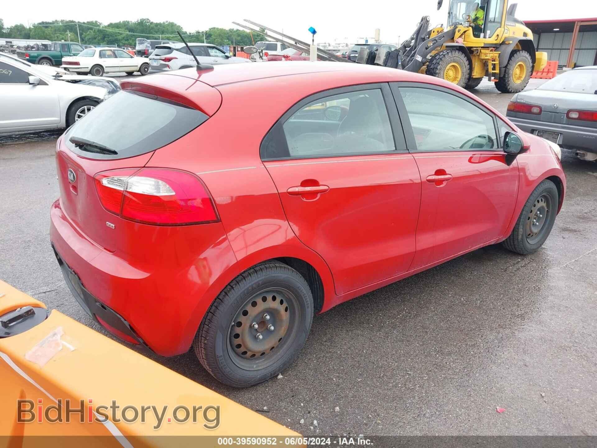 2013 KIA RIO - VIN: KNADM5A34D6186945 - Фото 4