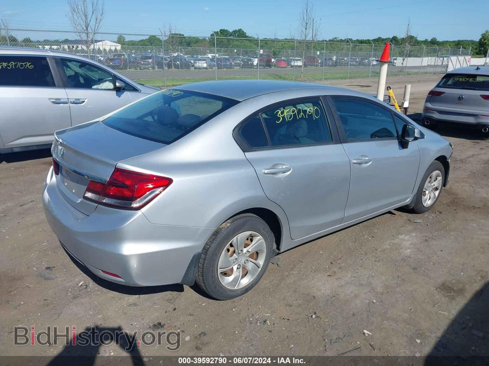 2013 HONDA CIVIC - VIN: 2HGFB2F55DH569934 - Фото 4