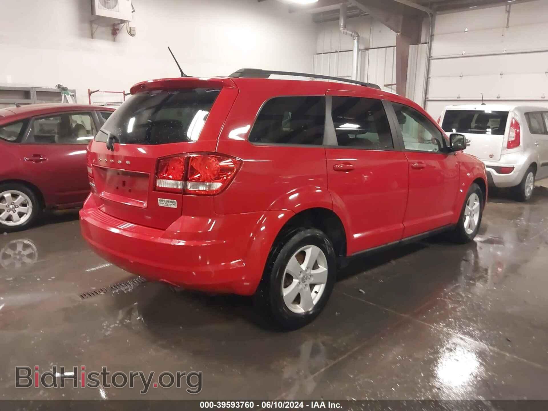 2013 DODGE JOURNEY - VIN: 3C4PDCAB8DT557462 - Фото 4
